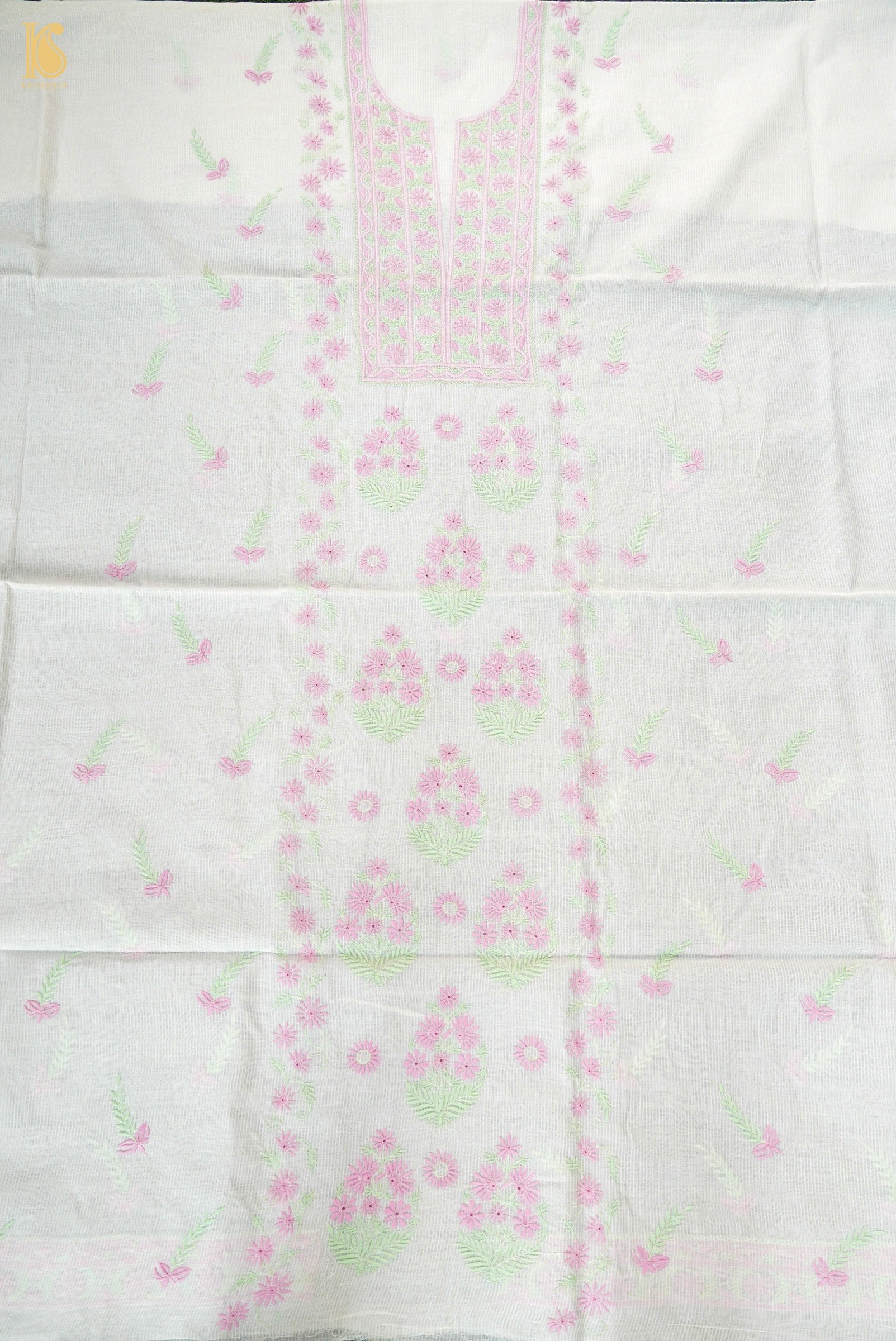 Chikankari Pure Maheshwar Cotton Suit Set
