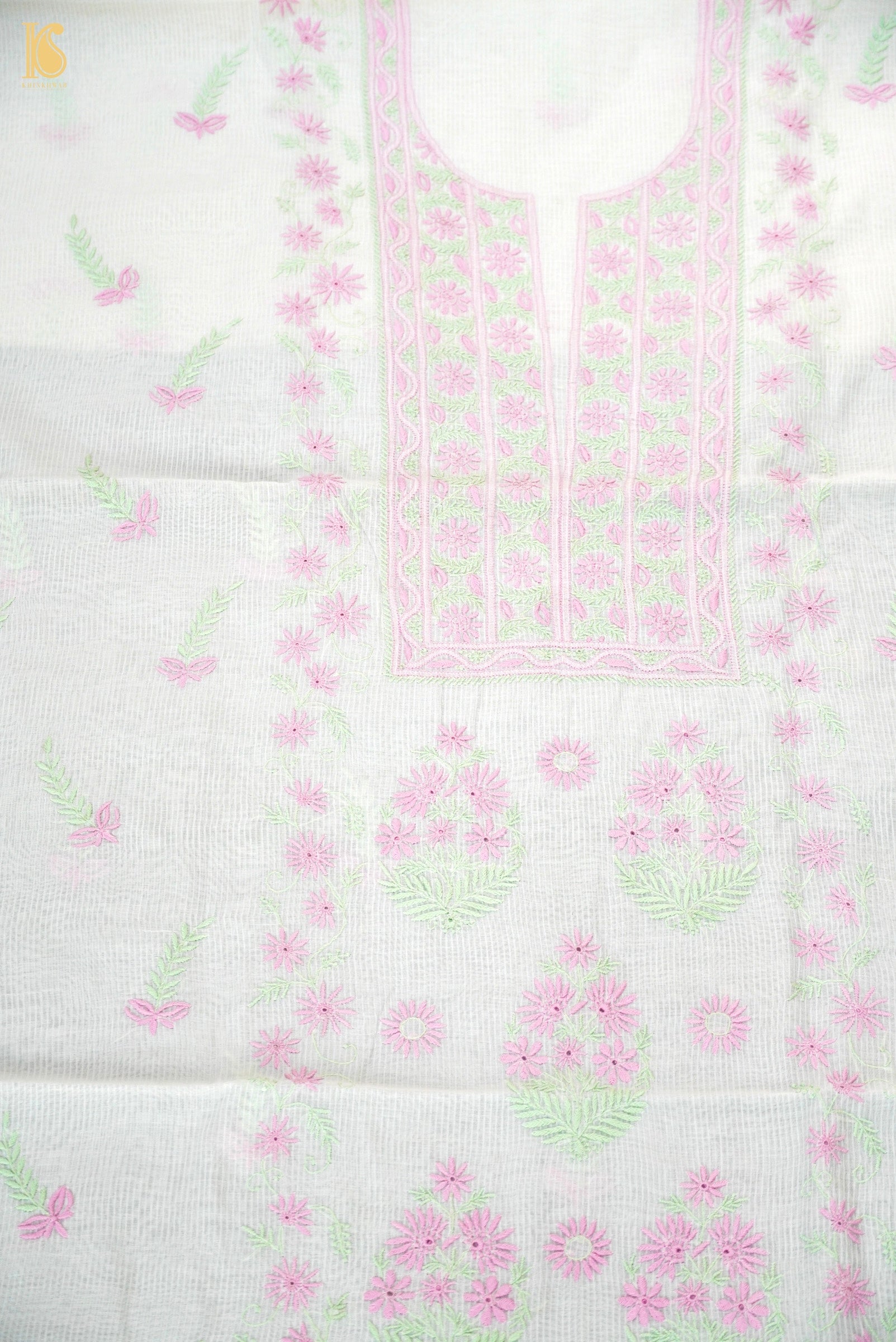 Chikankari Pure Maheshwar Cotton Suit Set