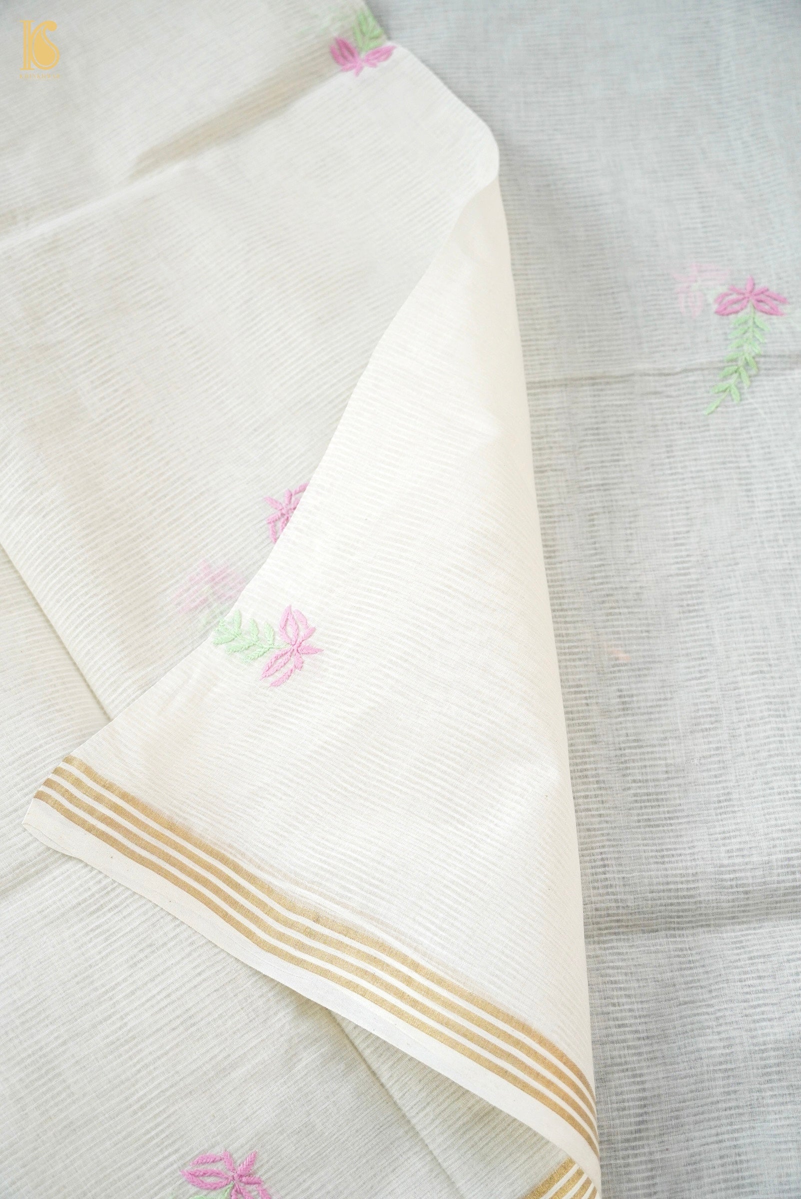 Chikankari Pure Maheshwar Cotton Suit Set