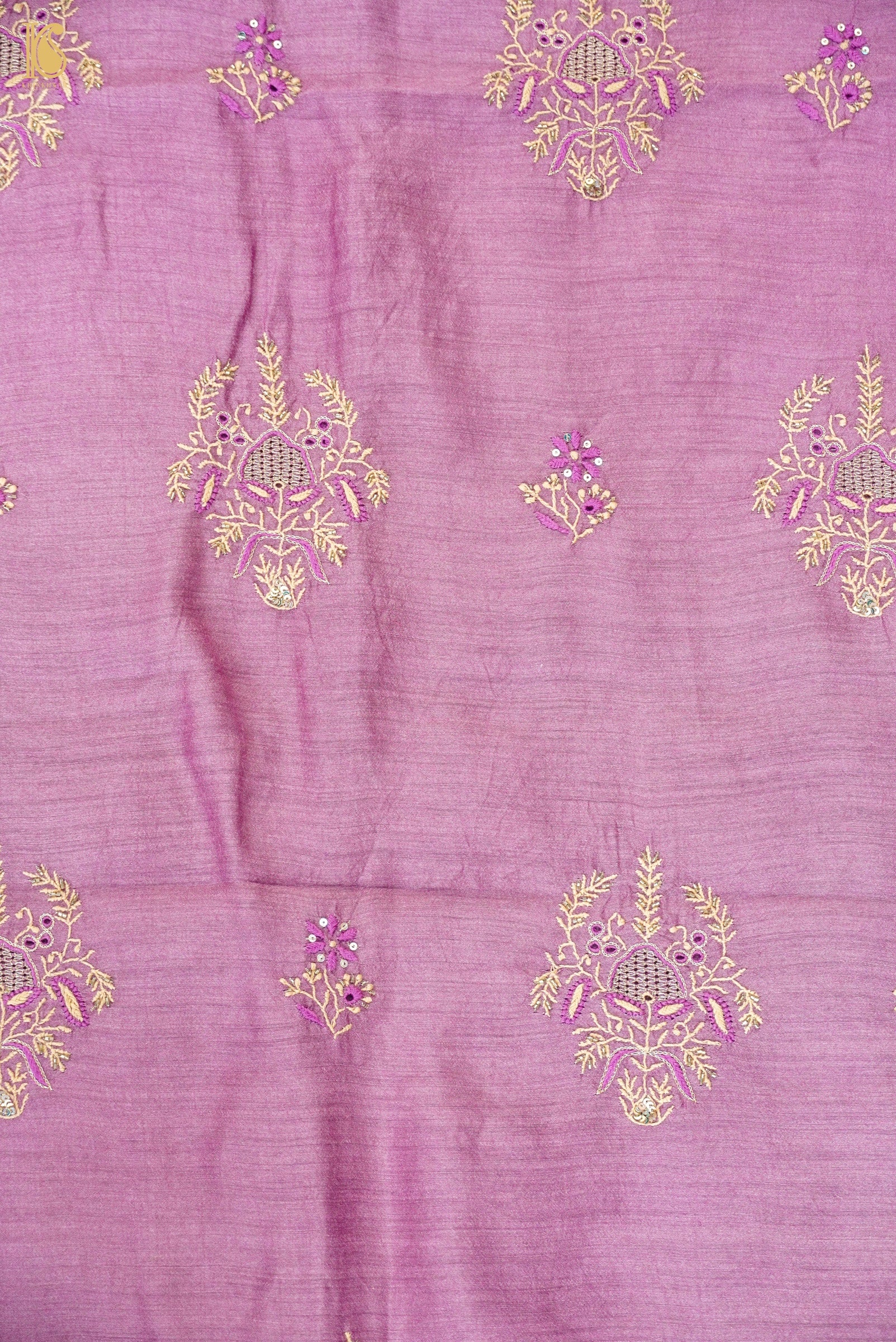 Chikankari Pure Moonga Suit Set