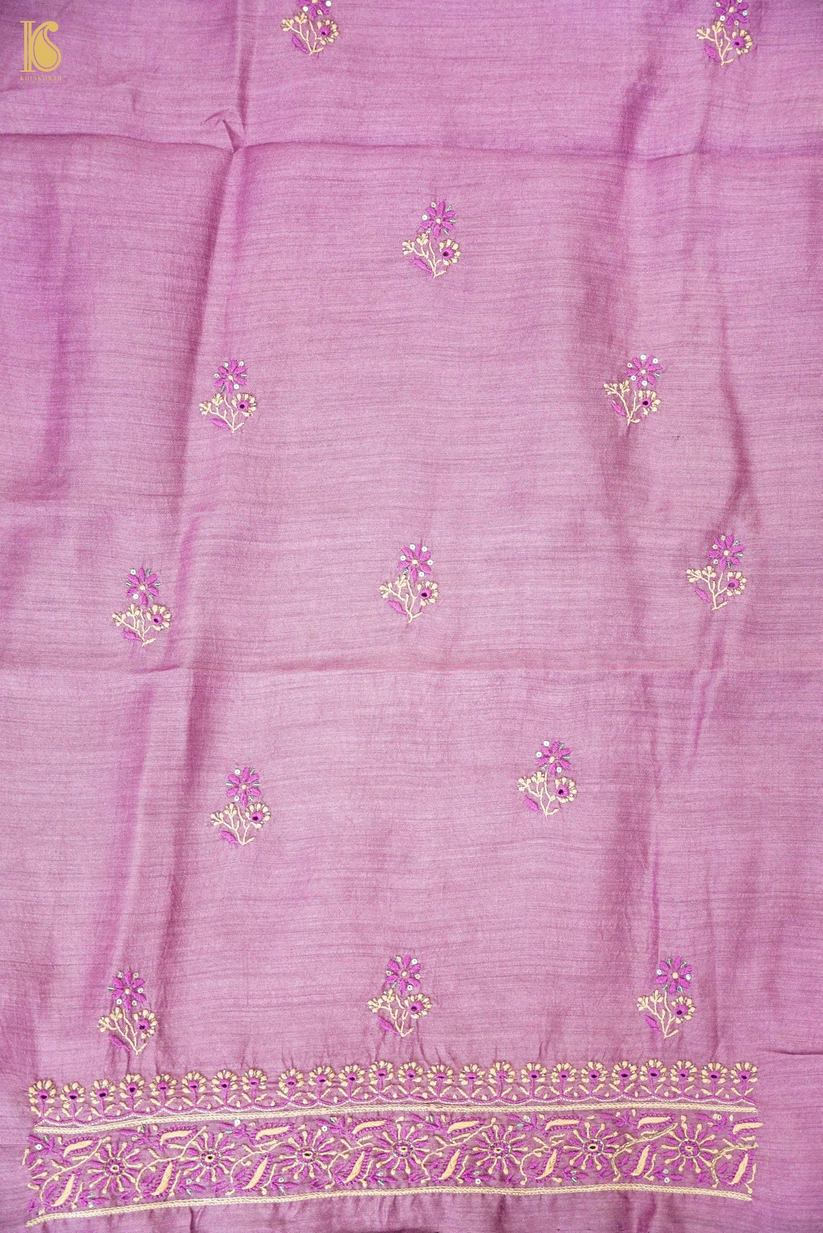 Chikankari Pure Moonga Suit Set