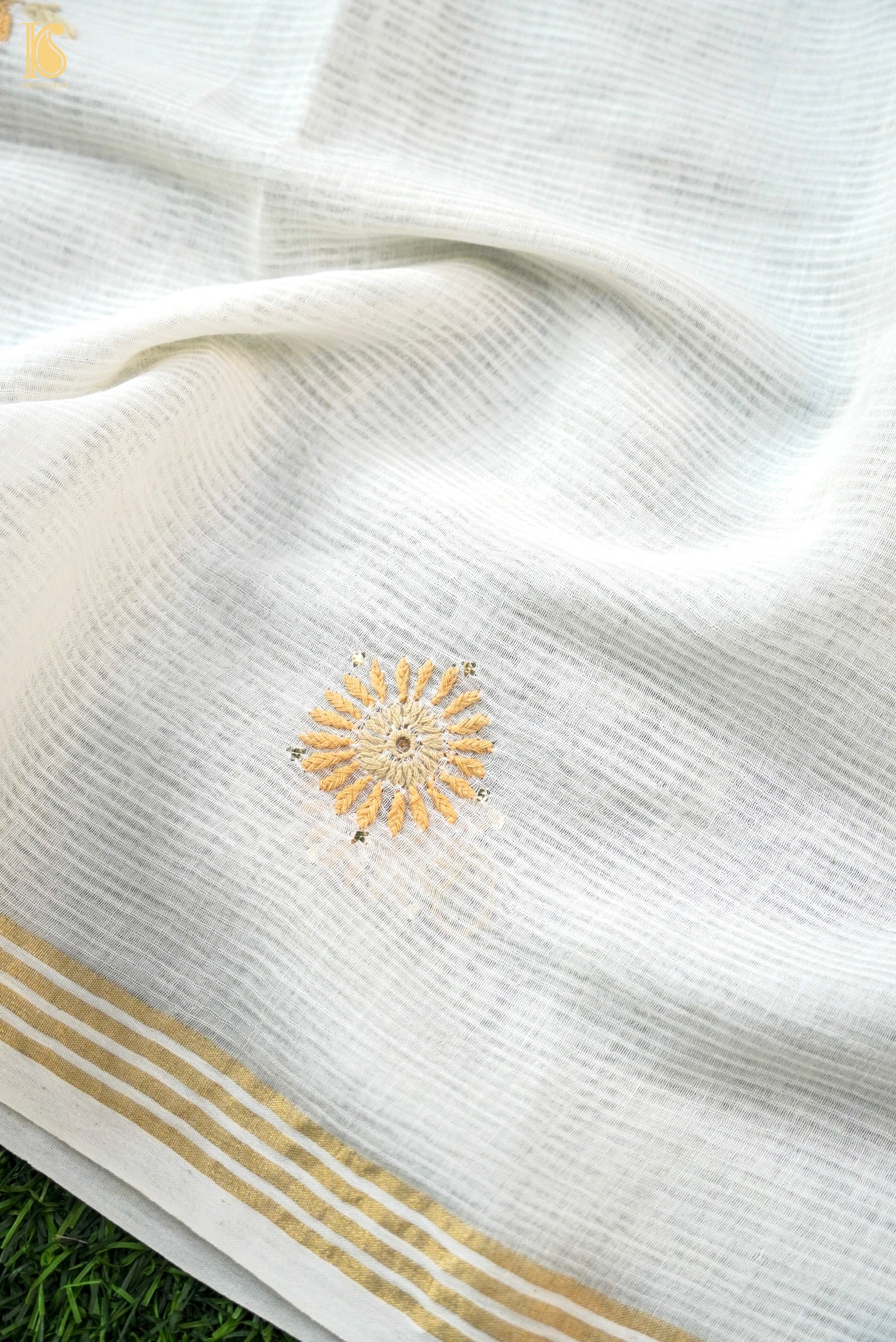 Chikankari Pure Maheshwar Cotton Suit Set