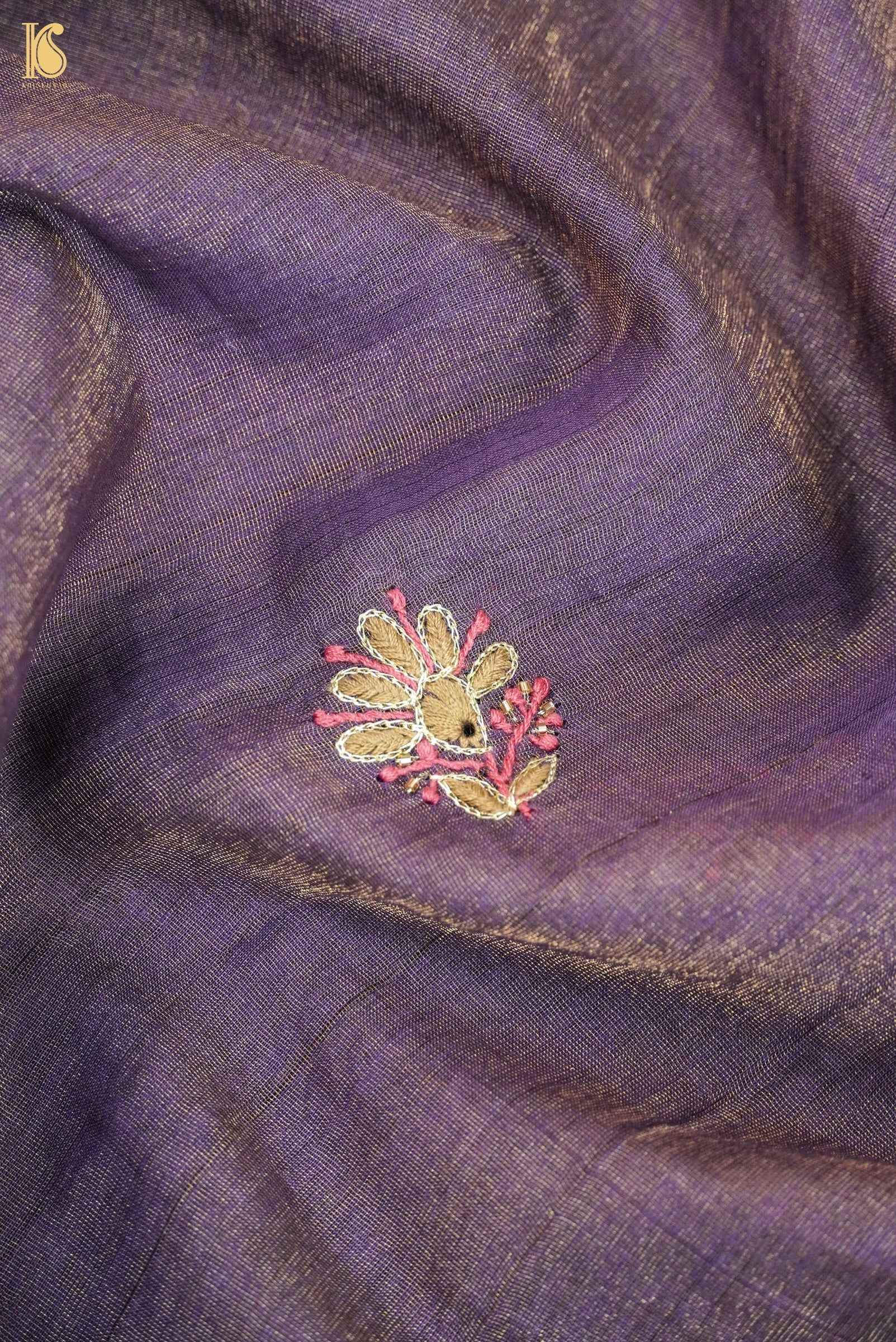 Chikankari Pure Tissue Chanderi Silk Suit Set