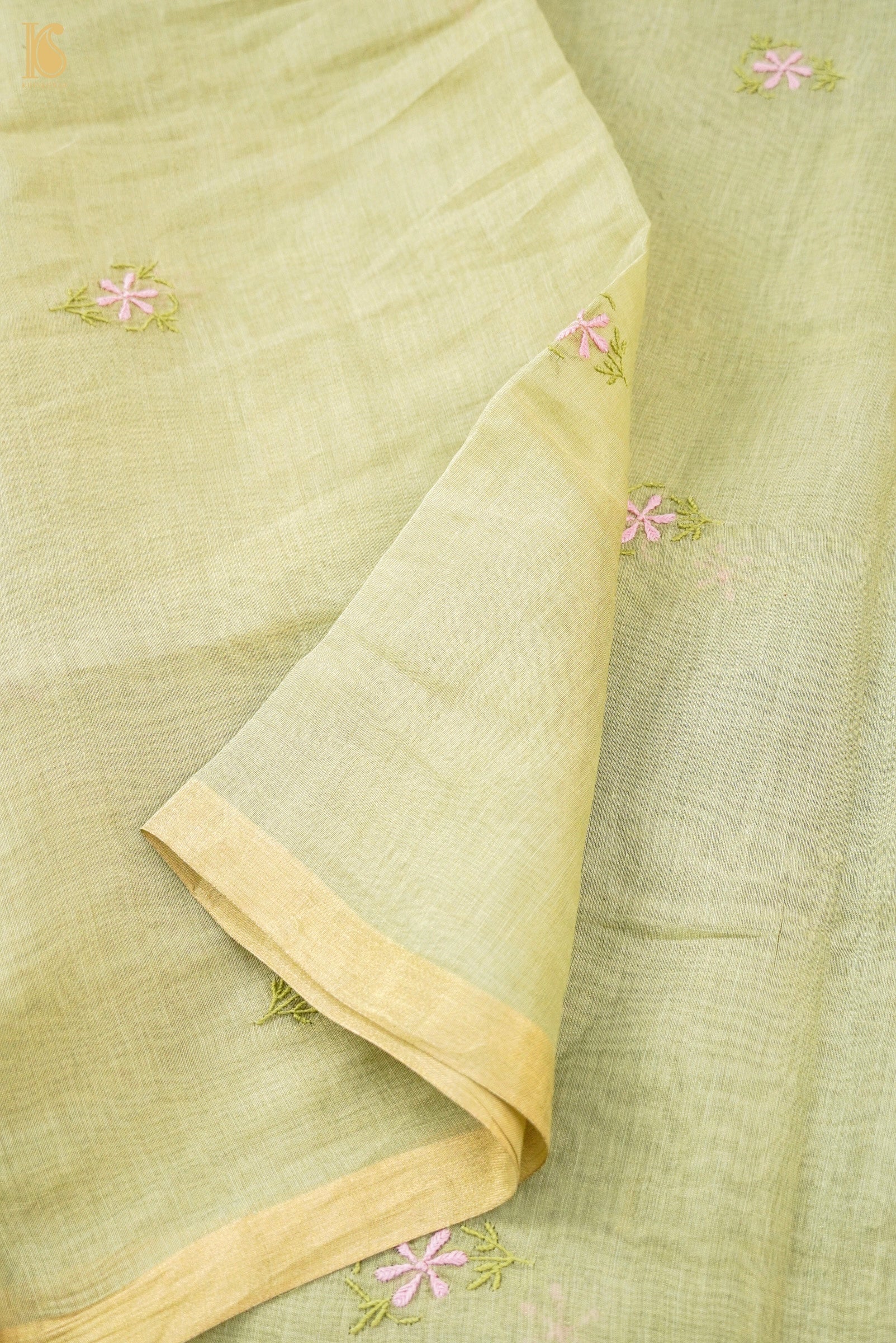 Chikankari Pure Tissue Chanderi Silk Suit Set