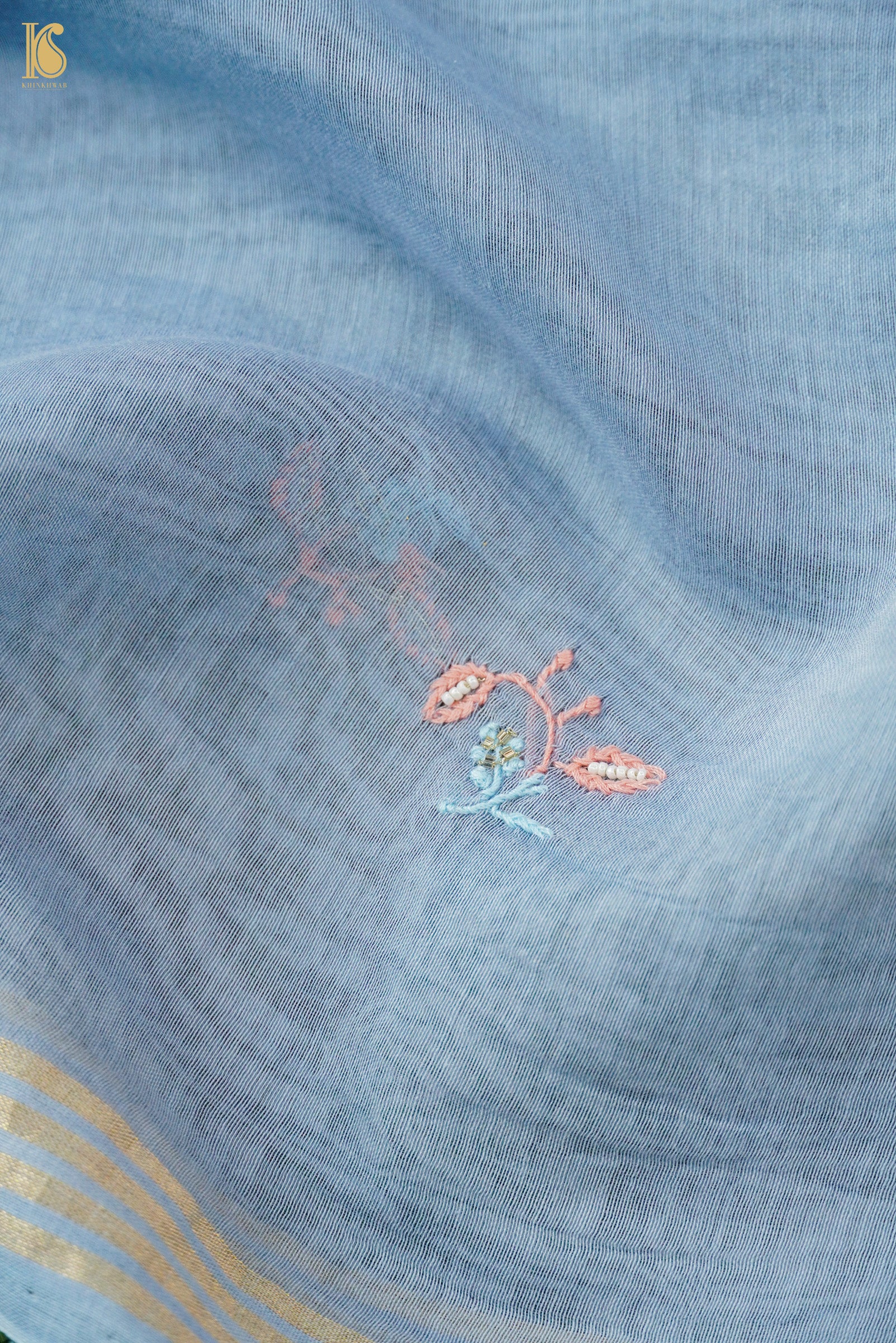 Chikankari Pure Mal Chanderi Suit Set