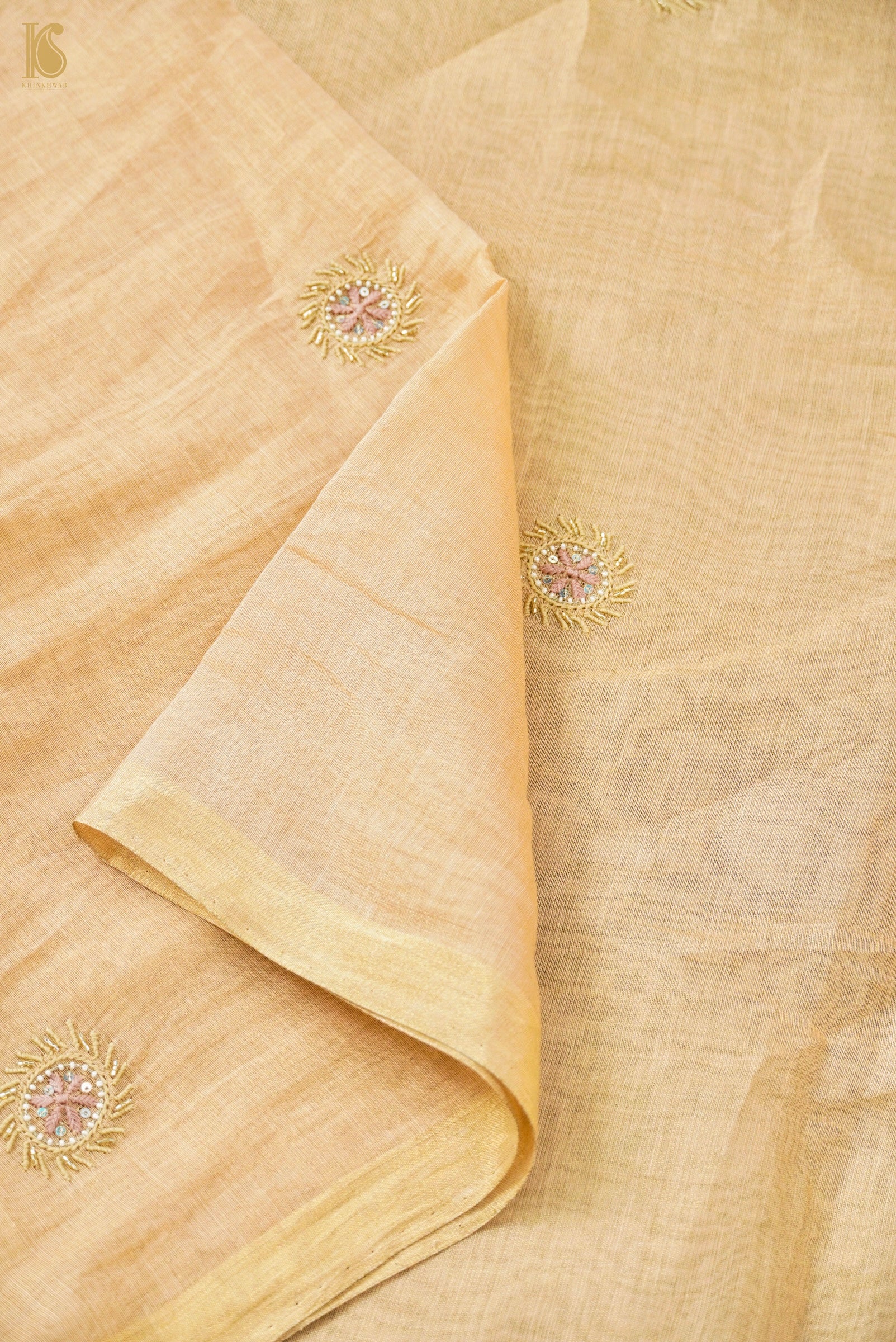 Chikankari Pure Tissue Chanderi Silk Suit Set
