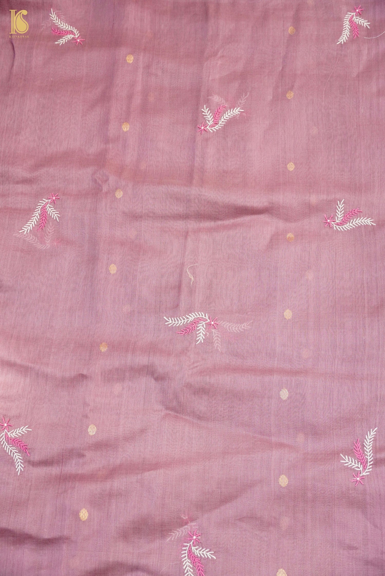 Chikankari Pure Chanderi Saree