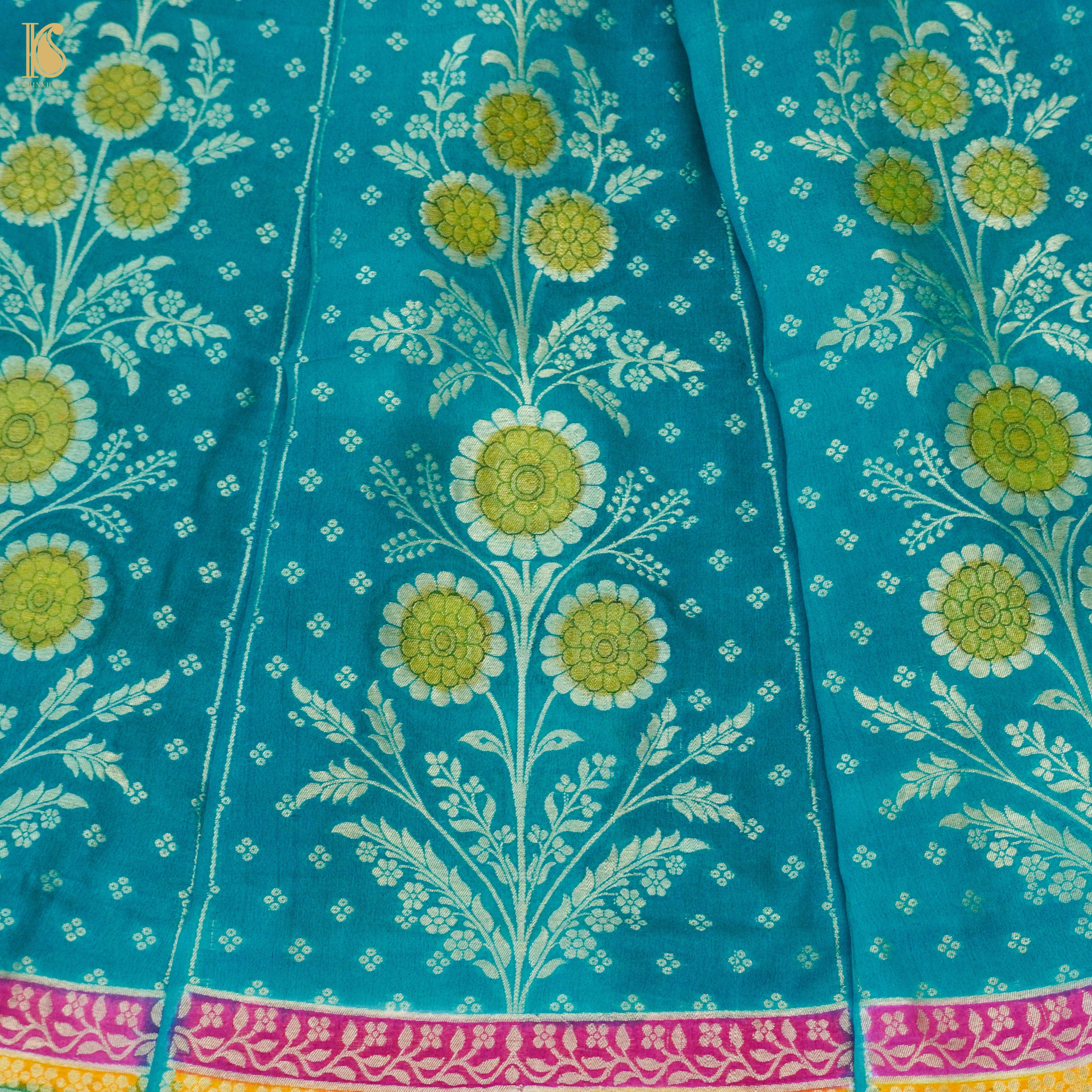 Banarasi Georgette Kalidar Lehenga