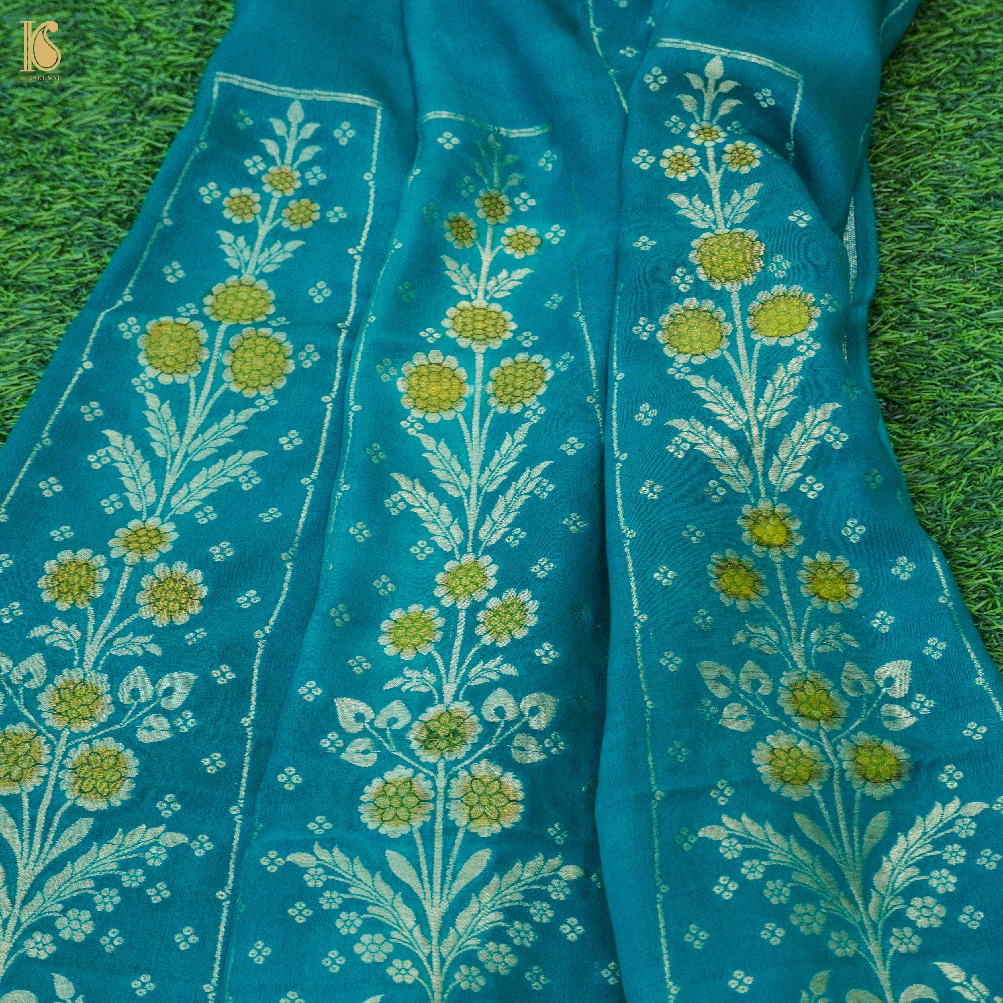 Banarasi Georgette Kalidar Lehenga