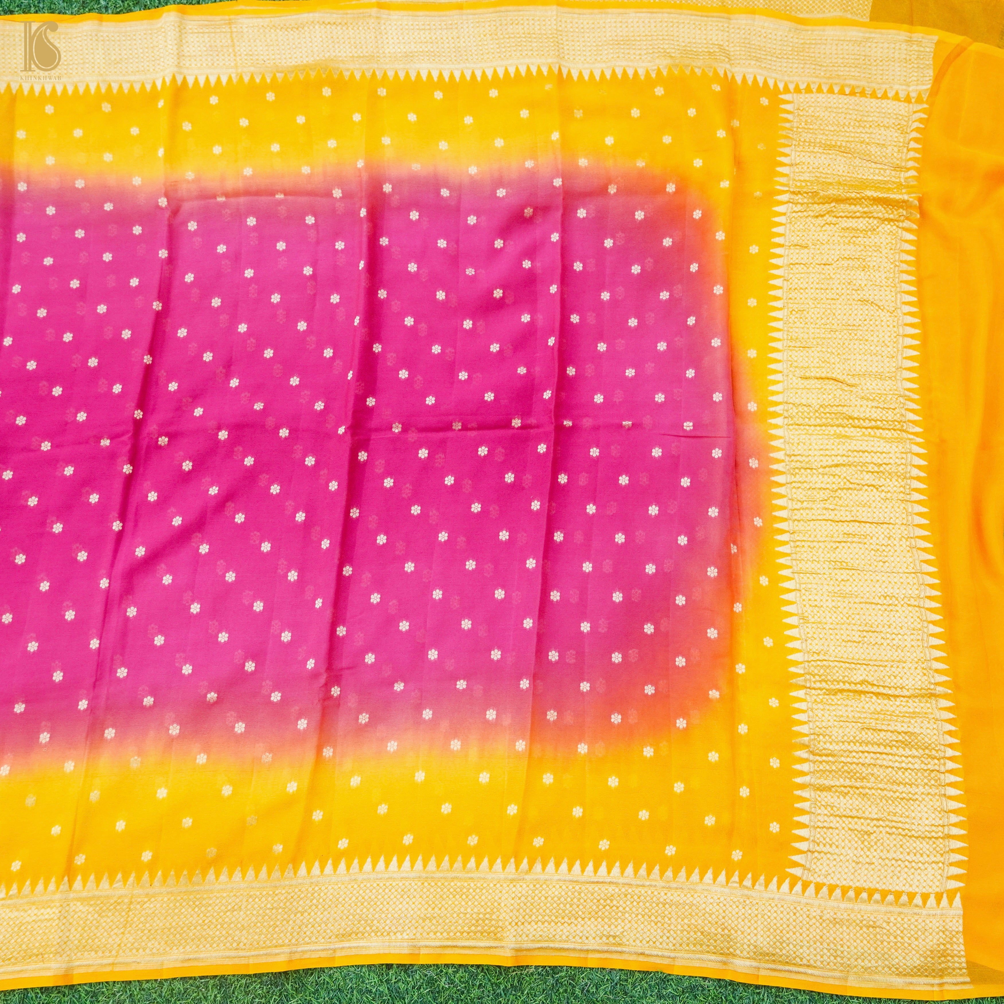 Banarasi Georgette Kalidar Lehenga