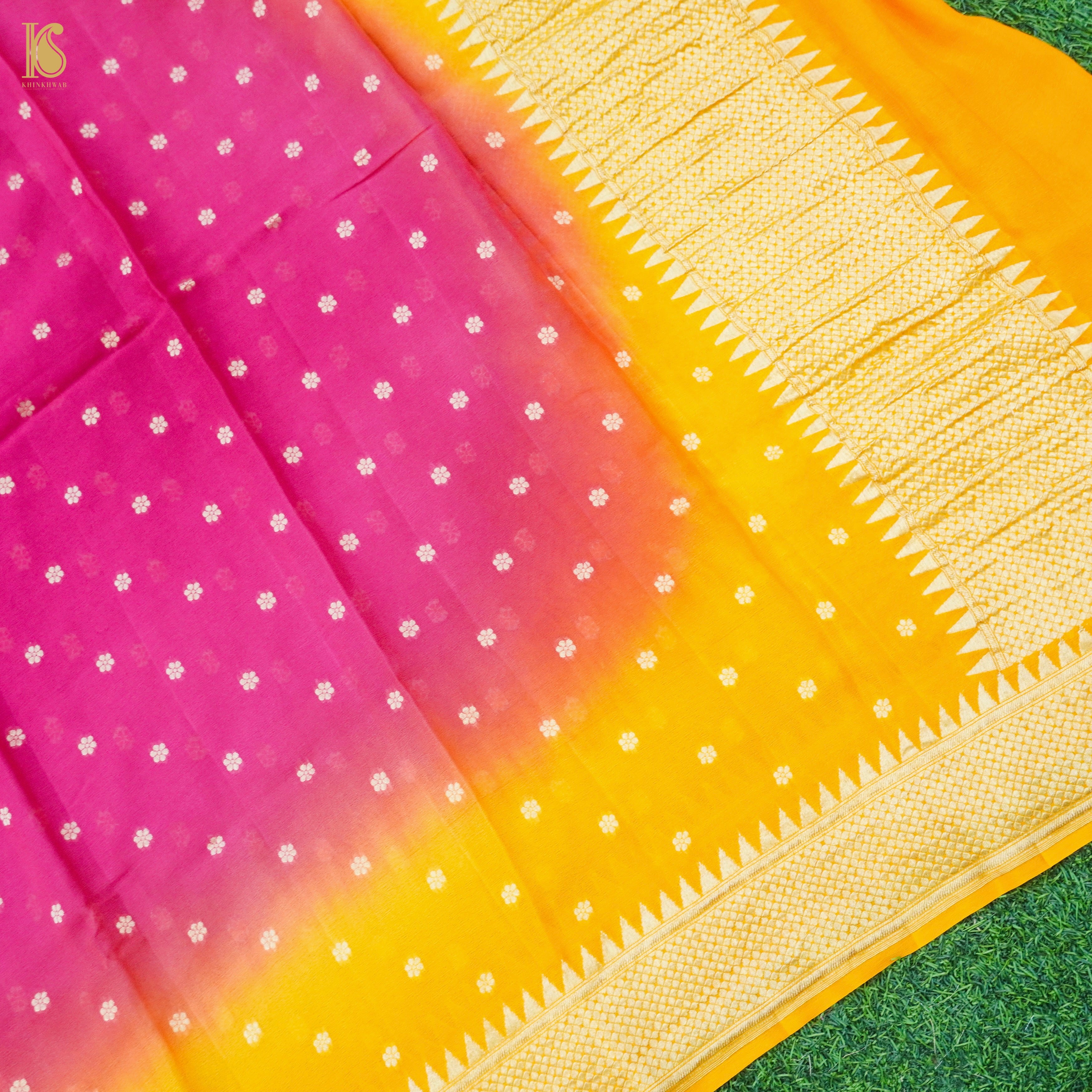 Banarasi Georgette Kalidar Lehenga