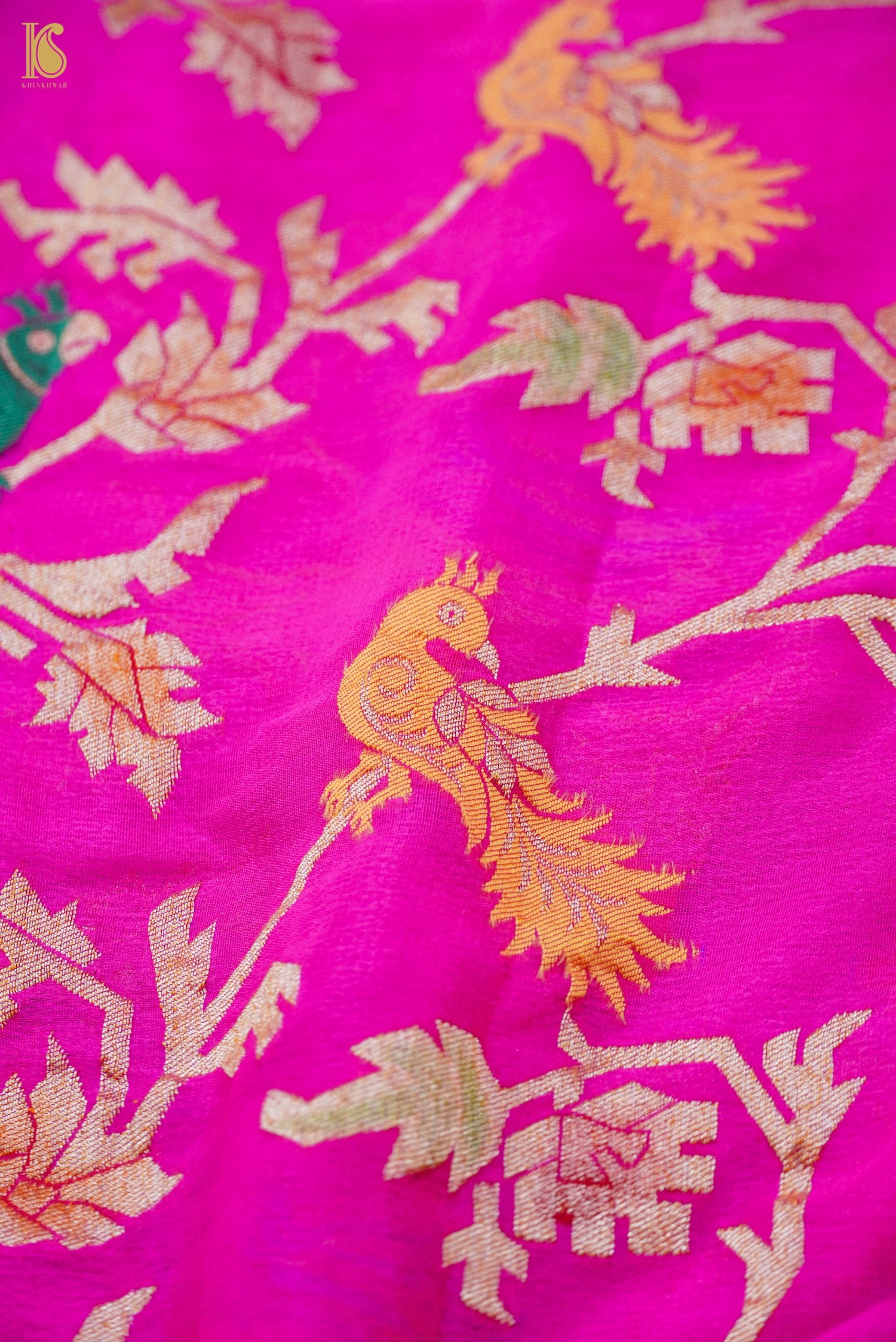 Banarasi Georgette Meenakari Birds Dupatta