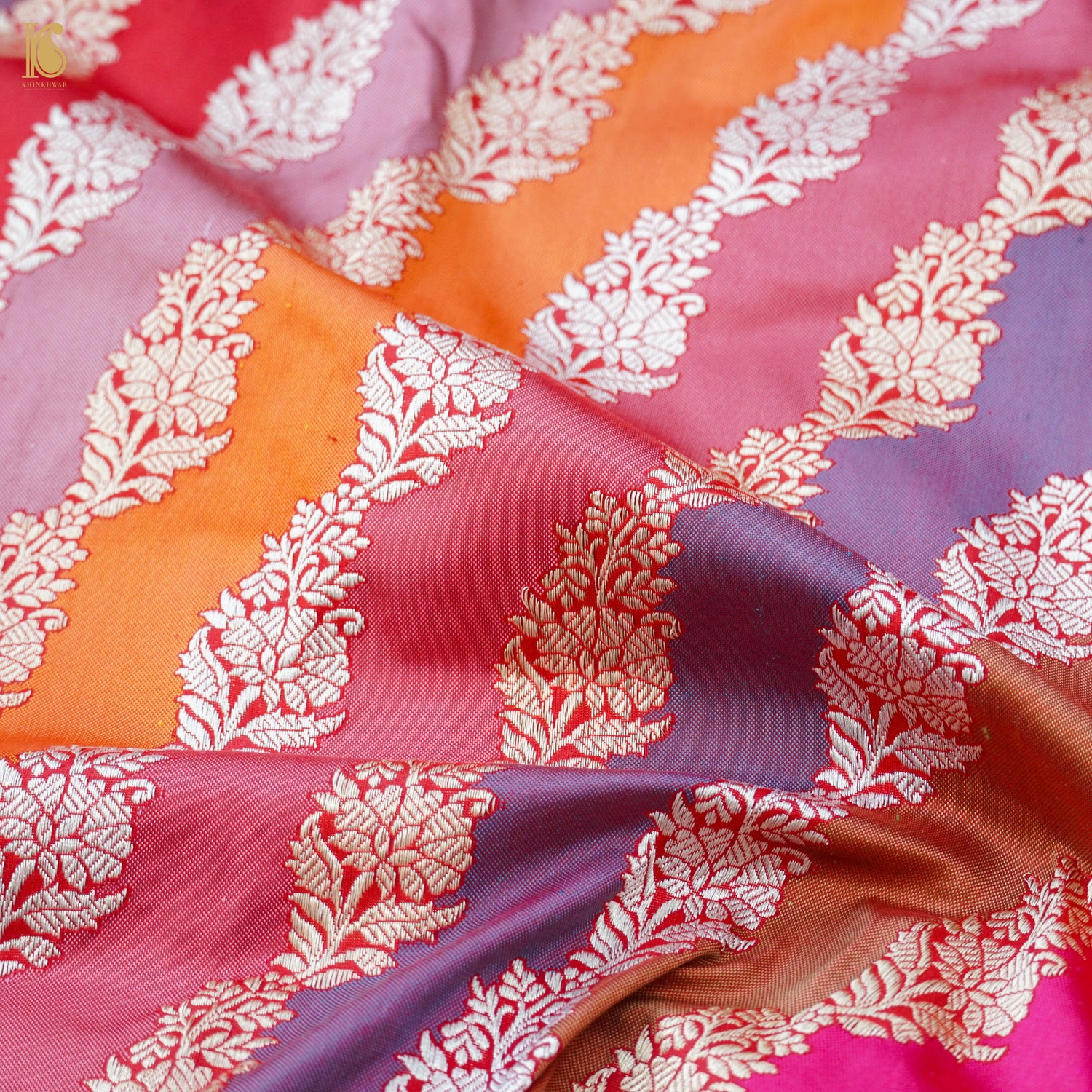Handloom Banarasi Rangkat Silk Saree