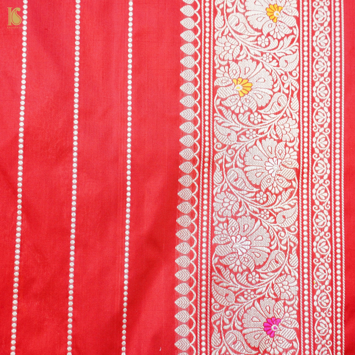 Handloom Banarasi Rangkat Silk Saree