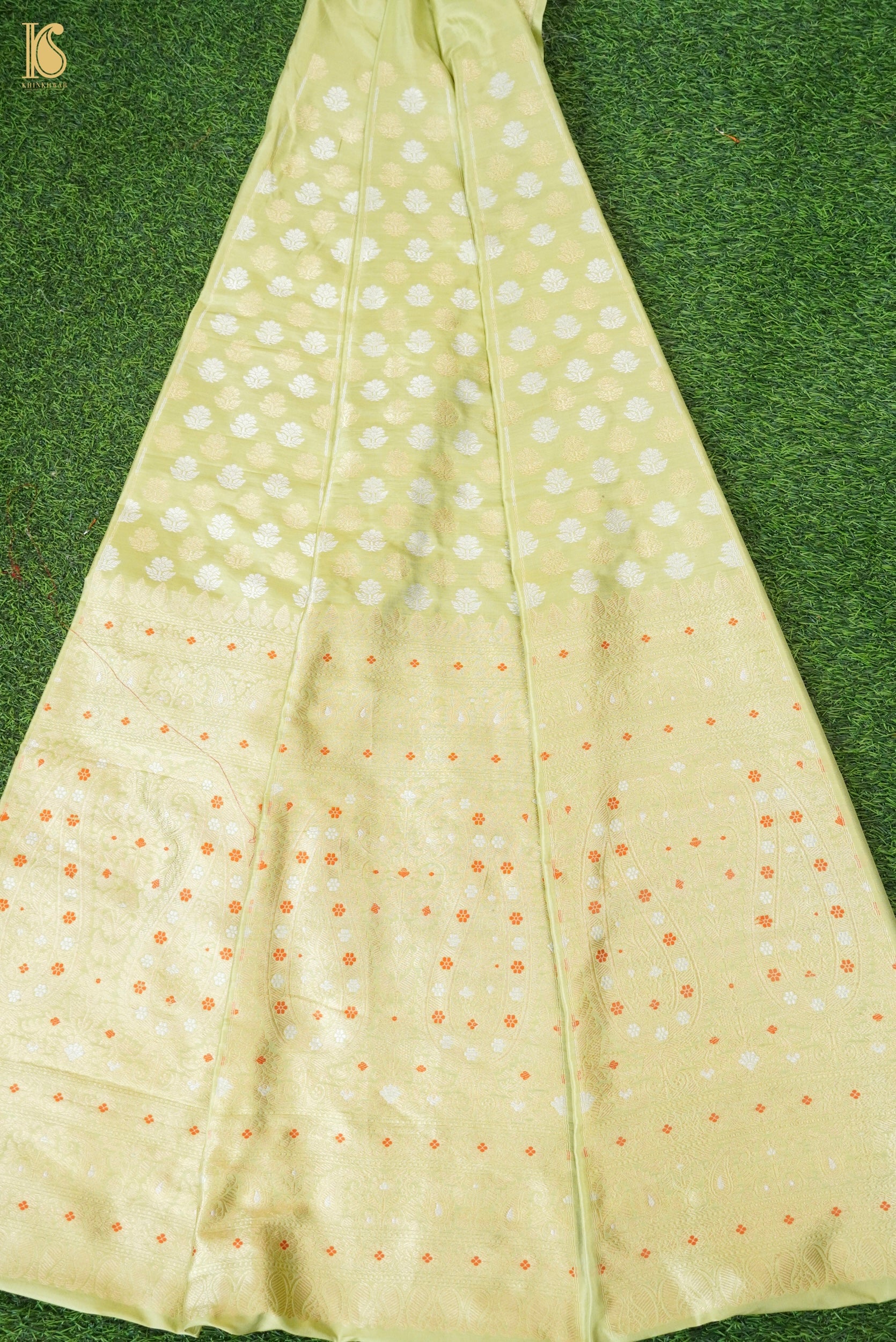 Handloom Banarasi Katan Silk Kalidar Kairavi Lehenga