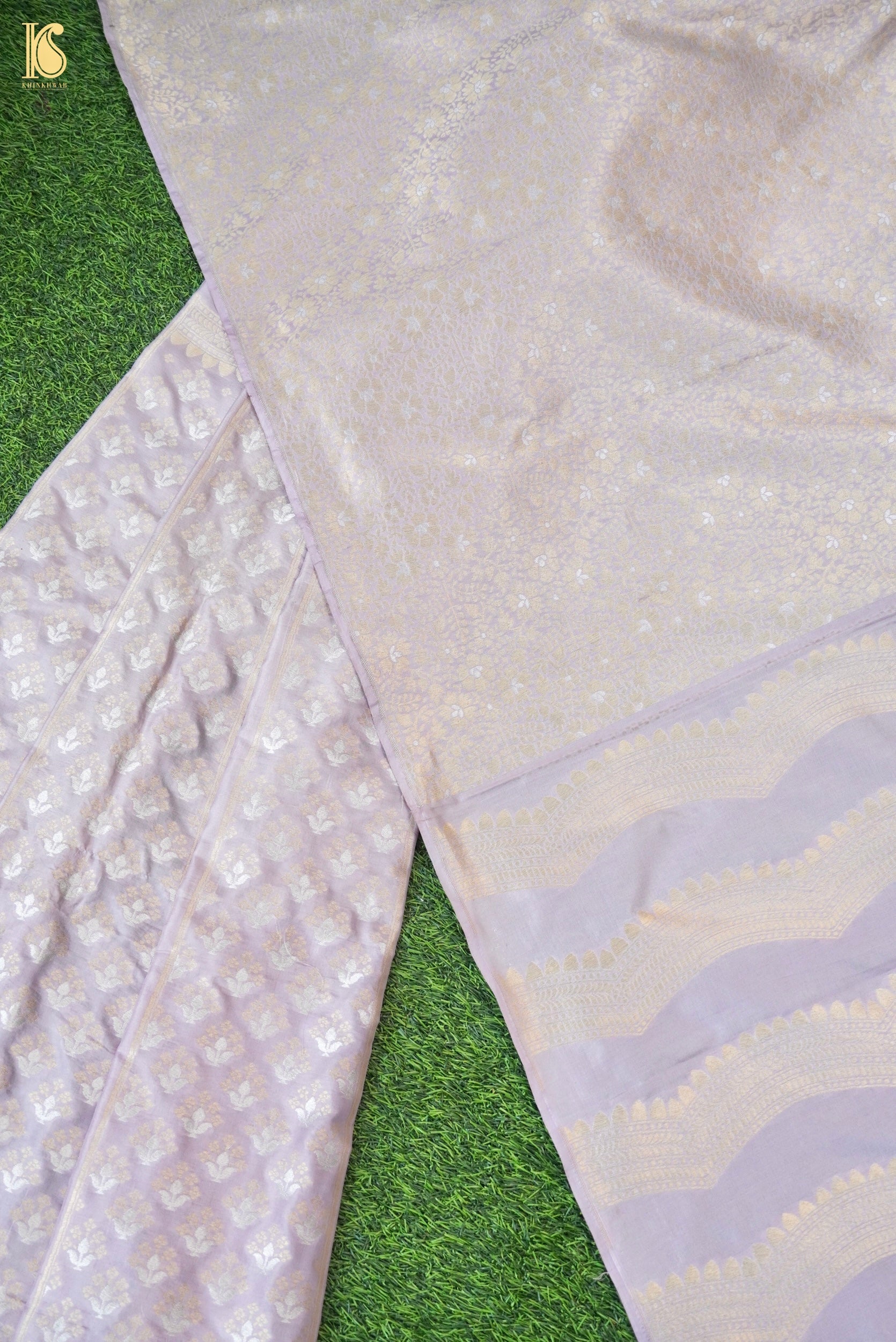 Handloom Banarasi Katan Silk Kalidar Ambrozia Lehenga