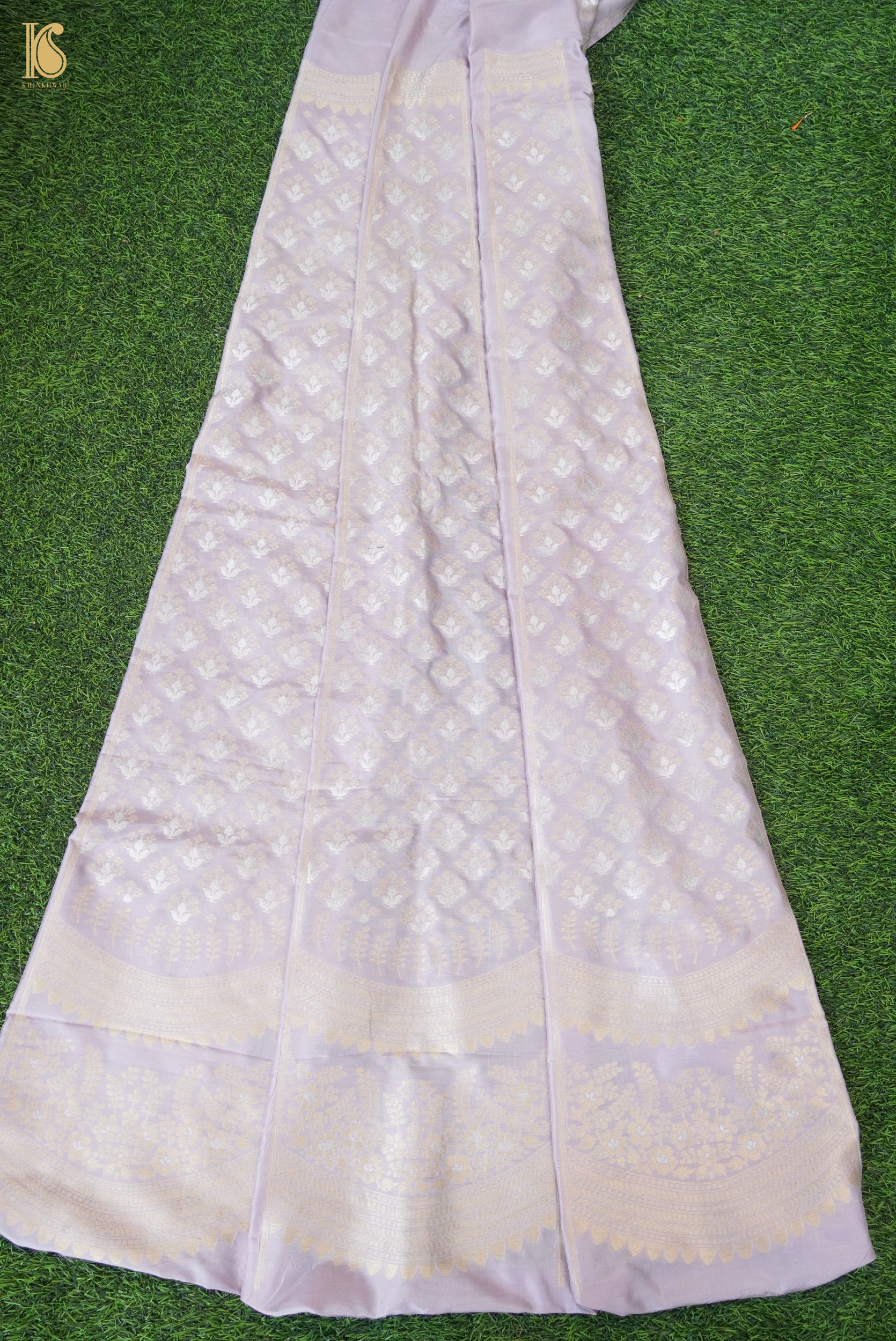 Handloom Banarasi Katan Silk Kalidar Ambrozia Lehenga