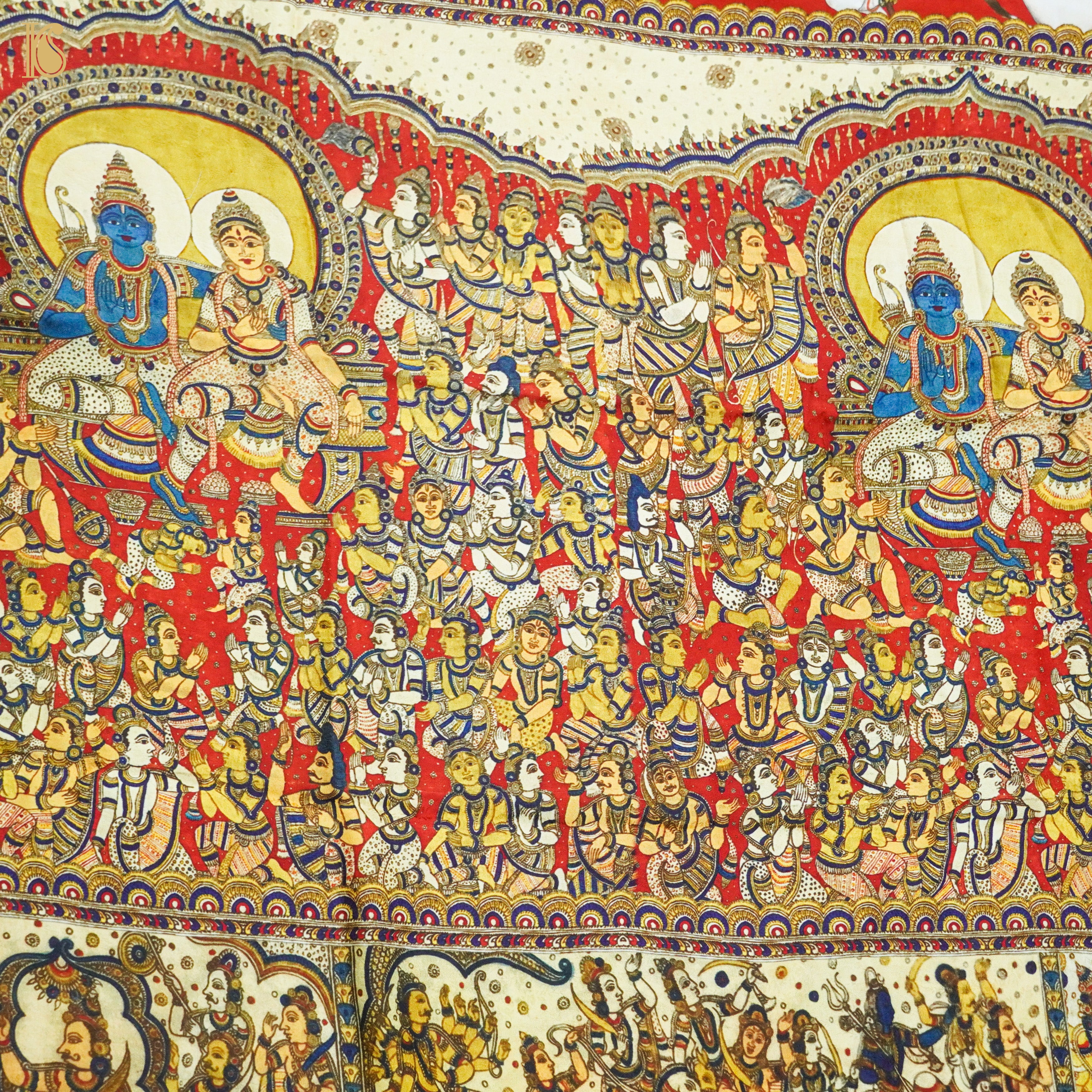 Crepe Silk Pichwai Print Saree