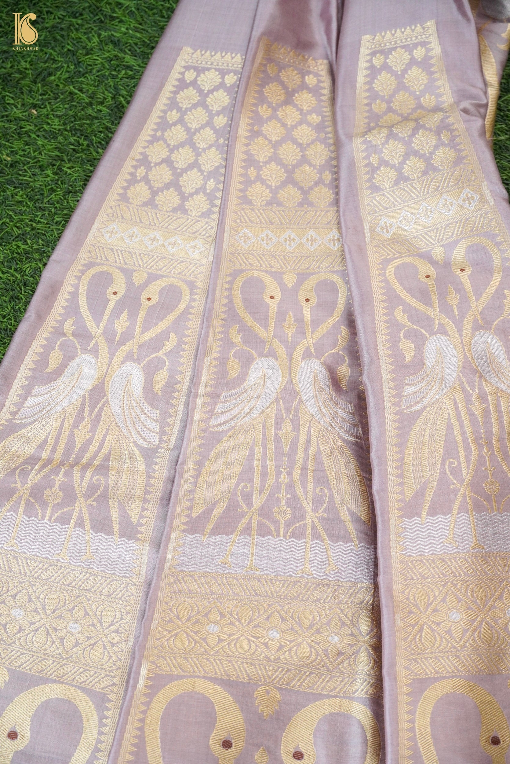 Handloom Banarasi Katan Silk Kalidar Swanwi Lehenga