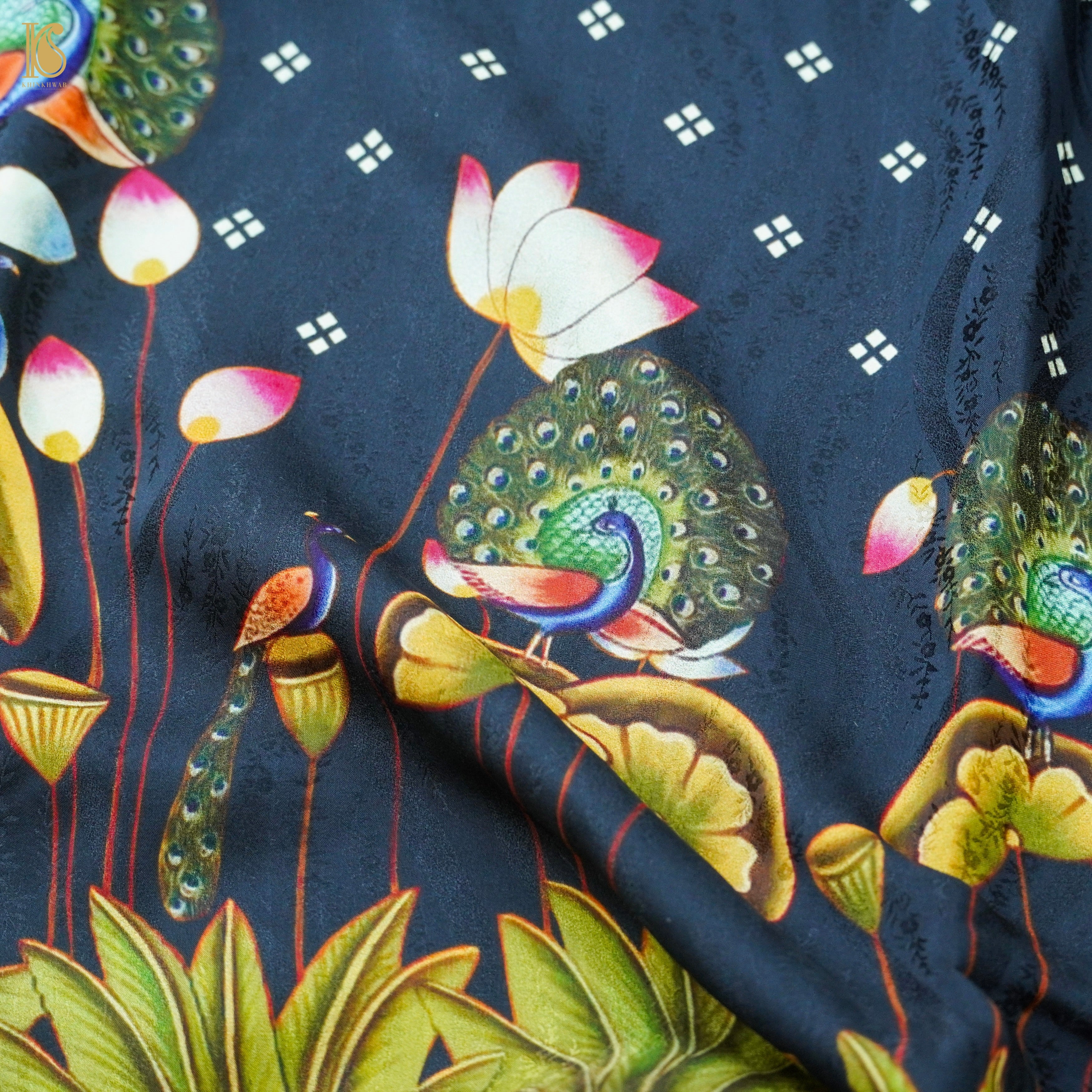 Crepe Silk Pichwai Print Saree