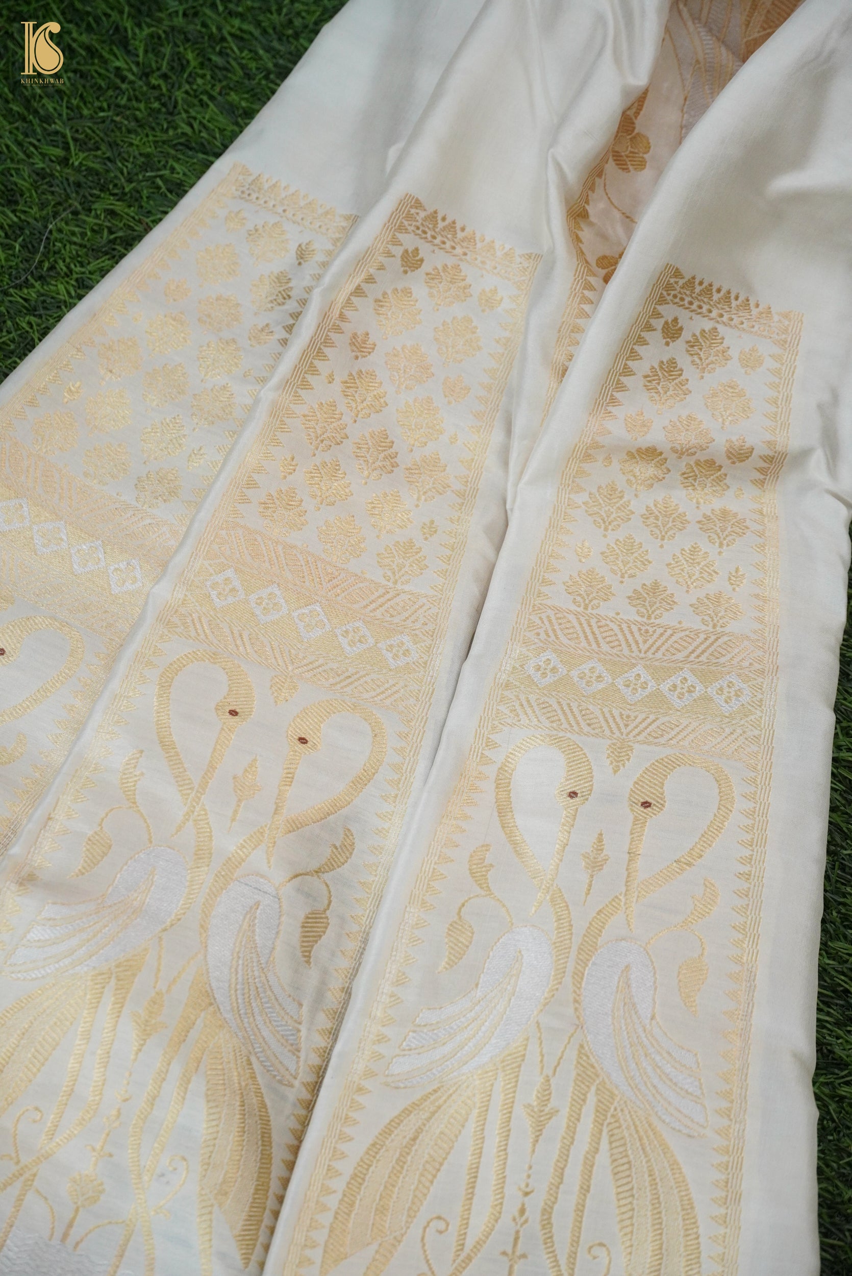 Handloom Banarasi Katan Silk Kalidar Swanwi Lehenga