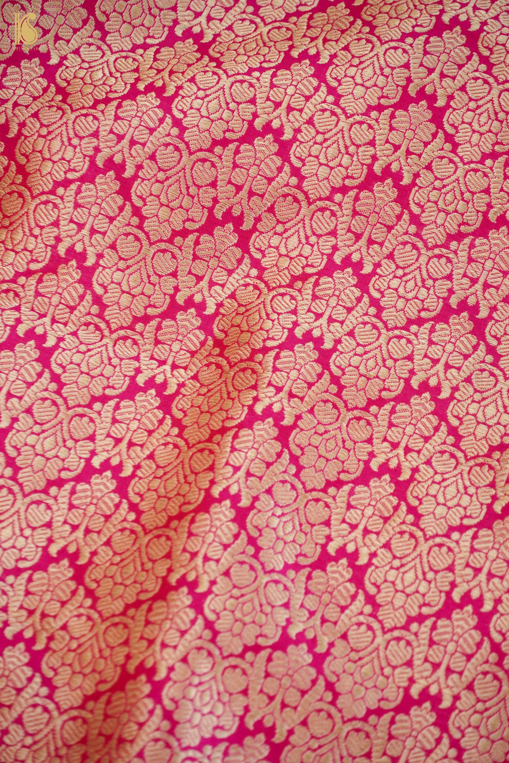Handloom Banarasi Katan Silk Kalidar Rangtaal Lehenga