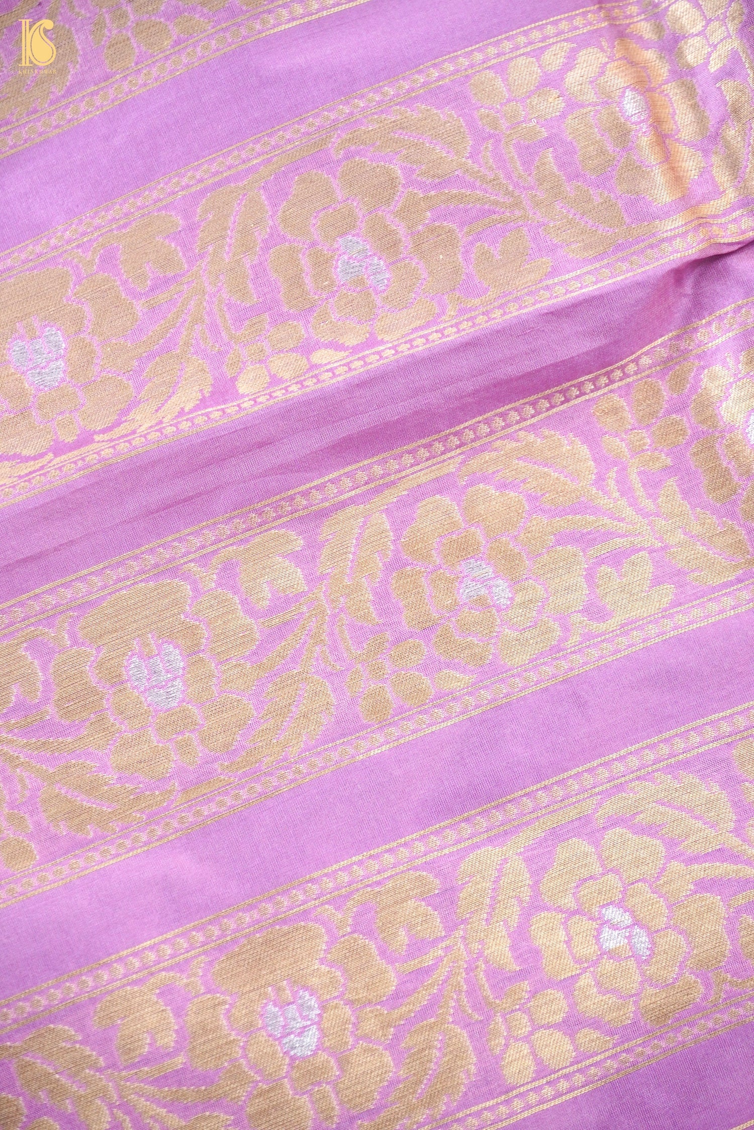 Handloom Banarasi Katan Silk Kalidar Peacock Lehenga