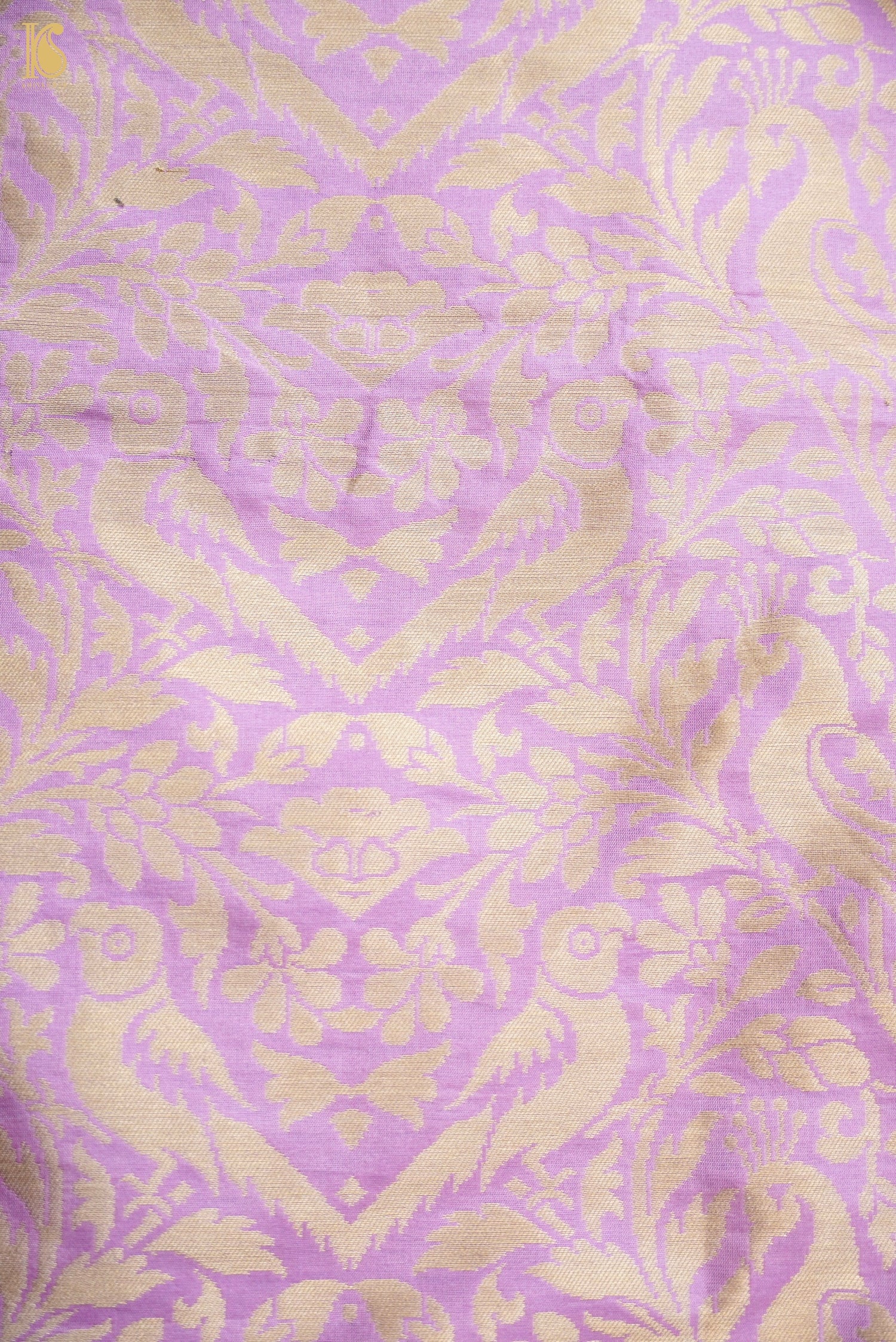 Handloom Banarasi Katan Silk Kalidar Peacock Lehenga