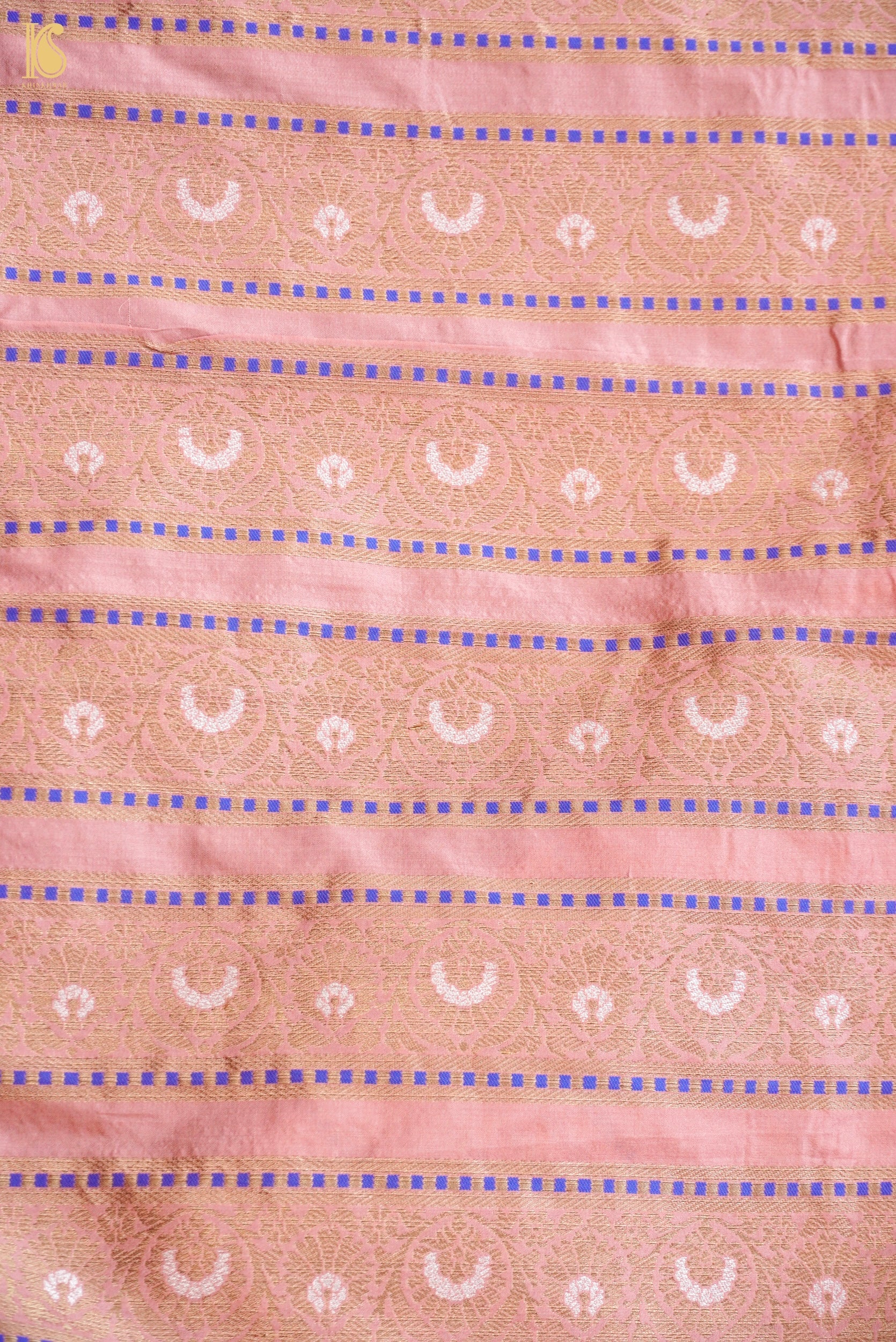 Handloom Banarasi Katan Silk Kalidar Kilikila Lehenga