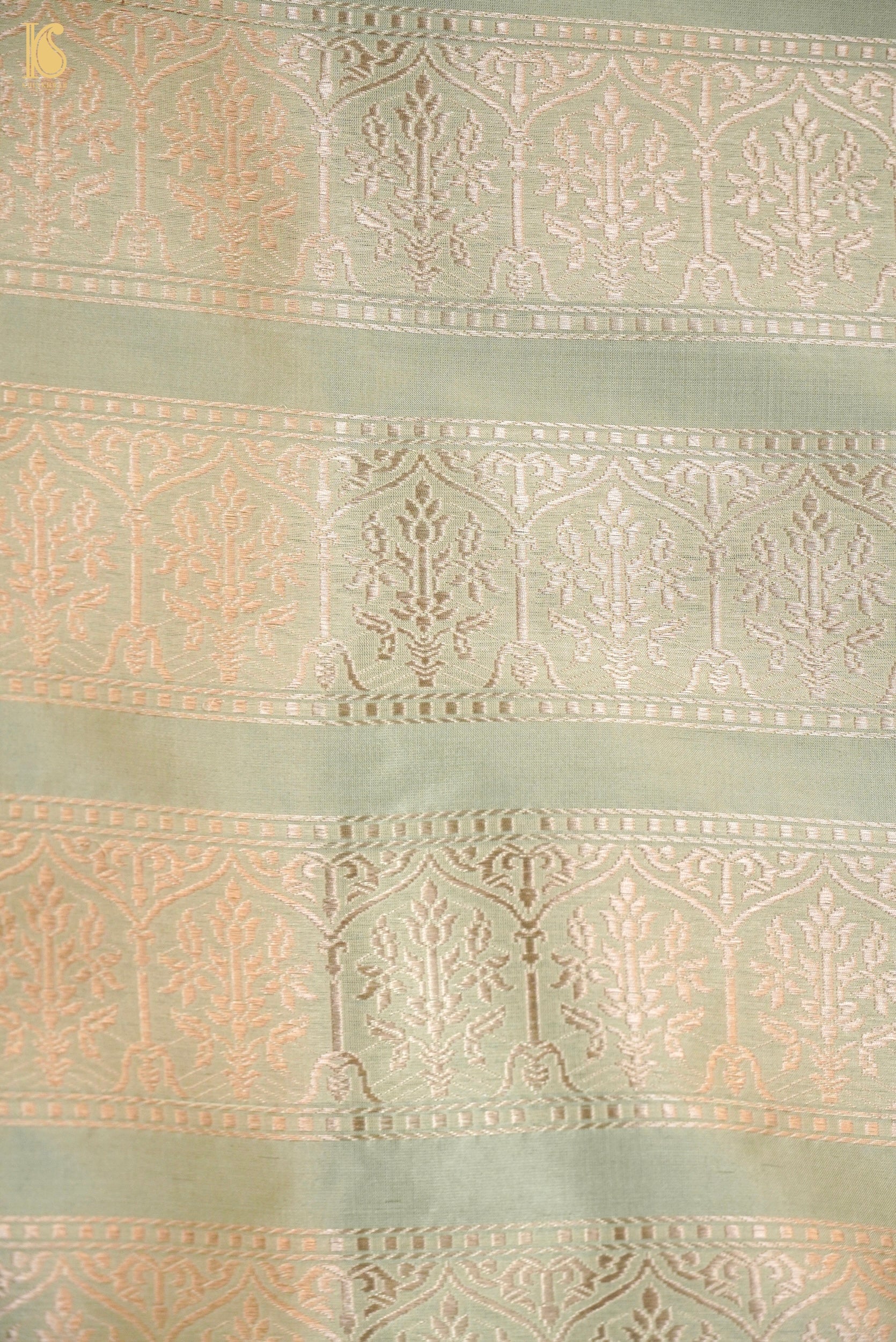 Handloom Banarasi Katan Silk Kalidar Lehenga