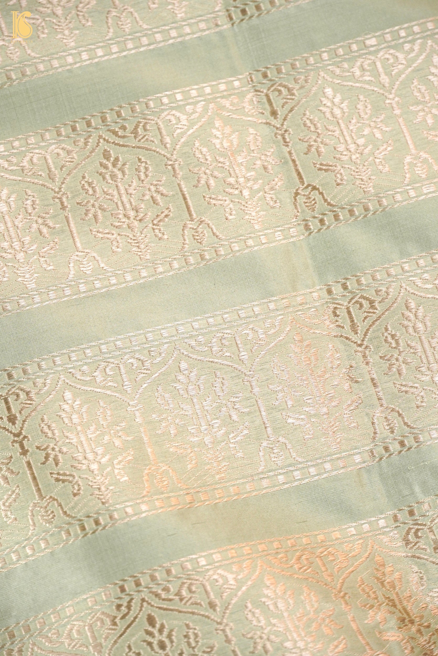 Handloom Banarasi Katan Silk Kalidar Lehenga