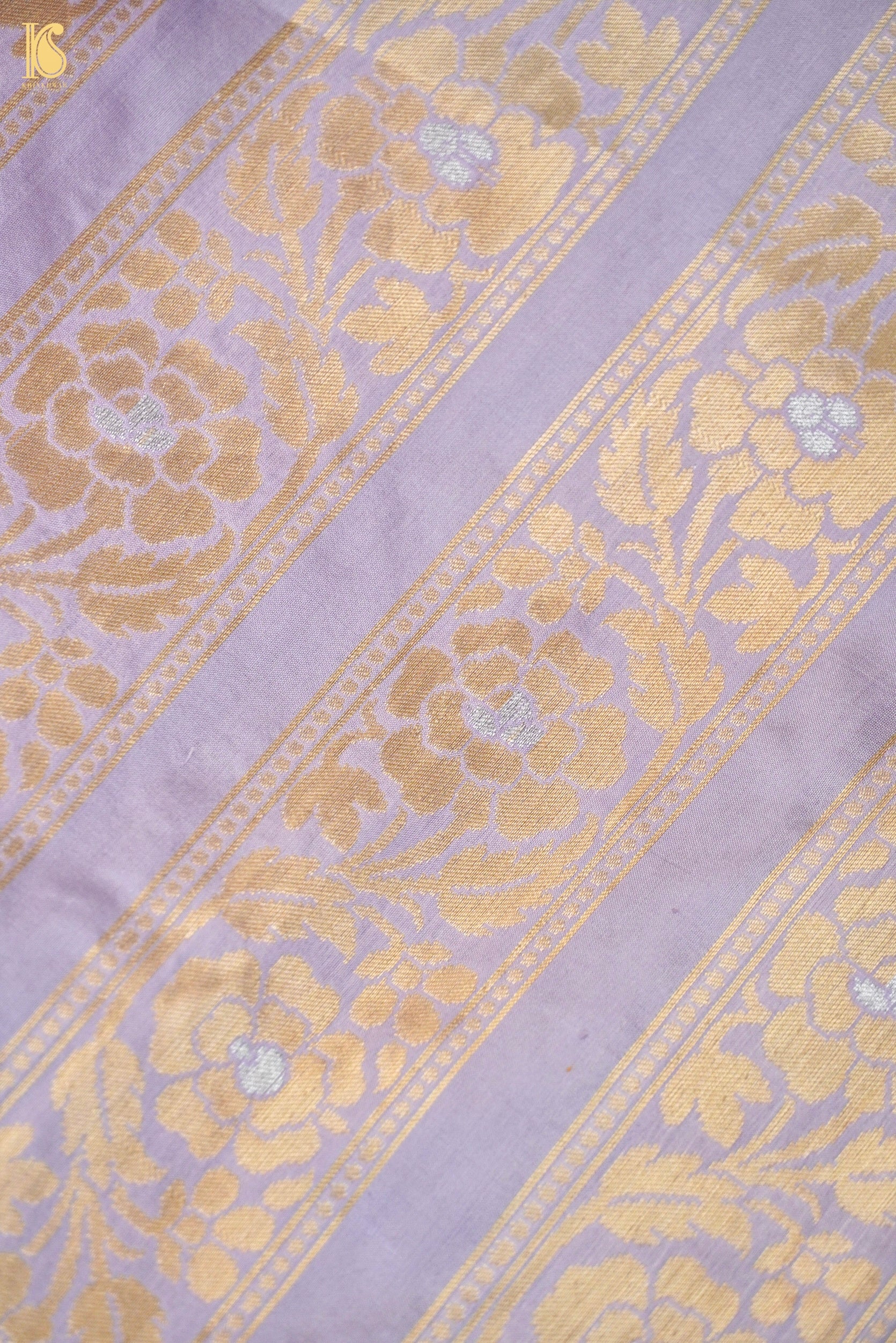 Handloom Banarasi Katan Silk Kalidar Peacock Lehenga