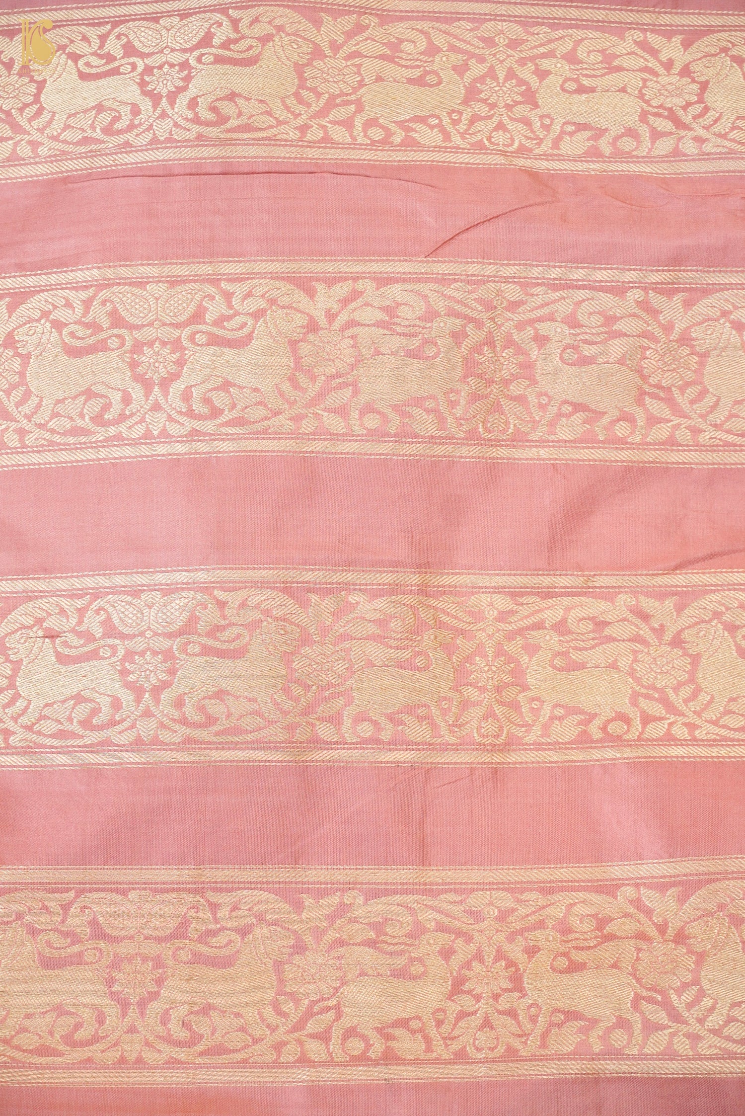 Handloom Banarasi Katan Silk Kalidar Elephant Lehenga