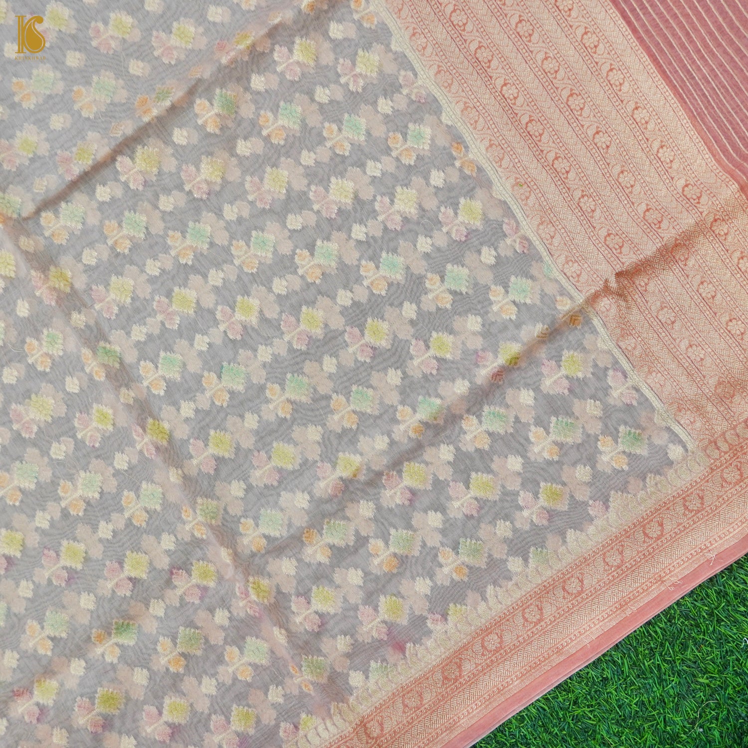 Pure Linen Banarasi Suit Set