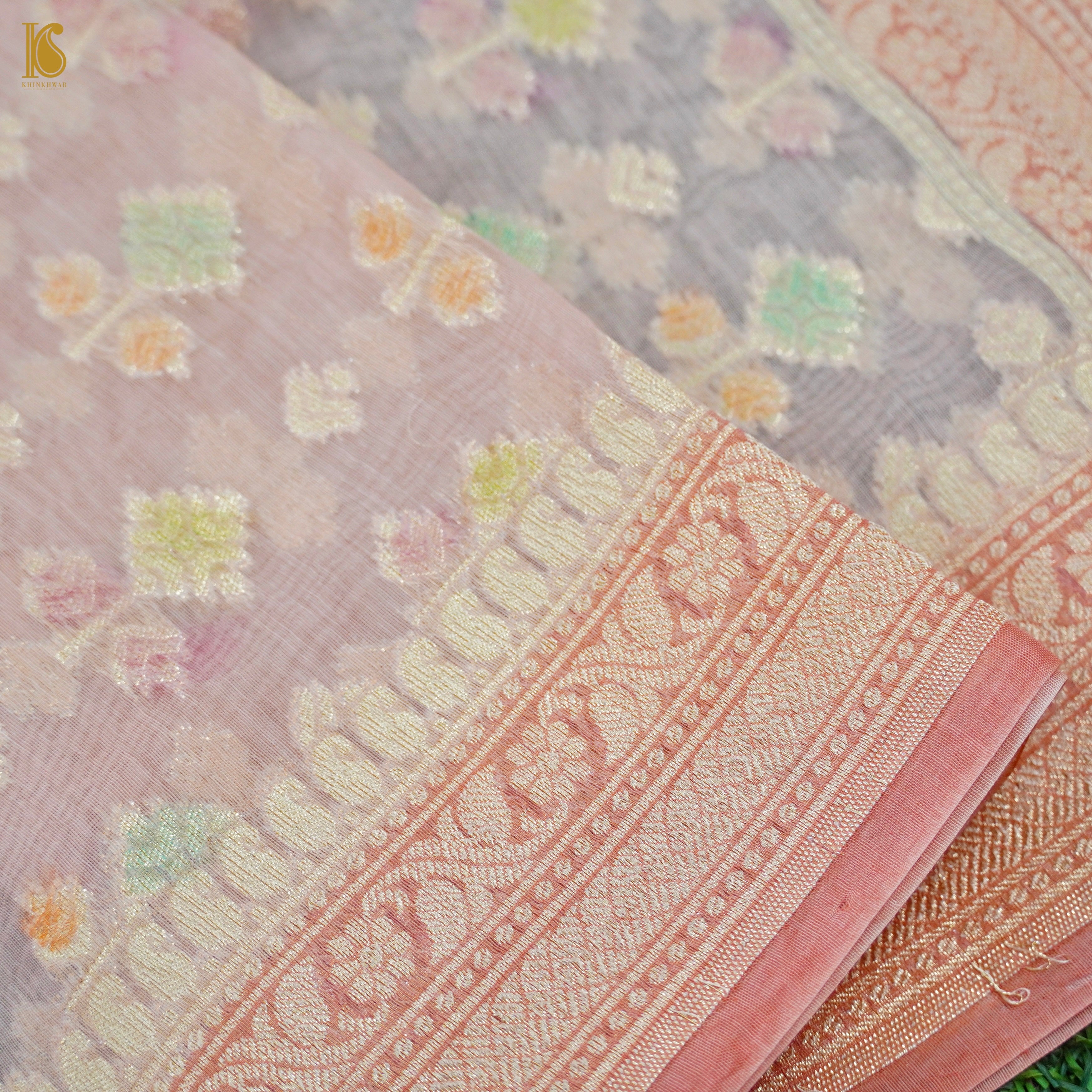Pure Linen Banarasi Suit Set