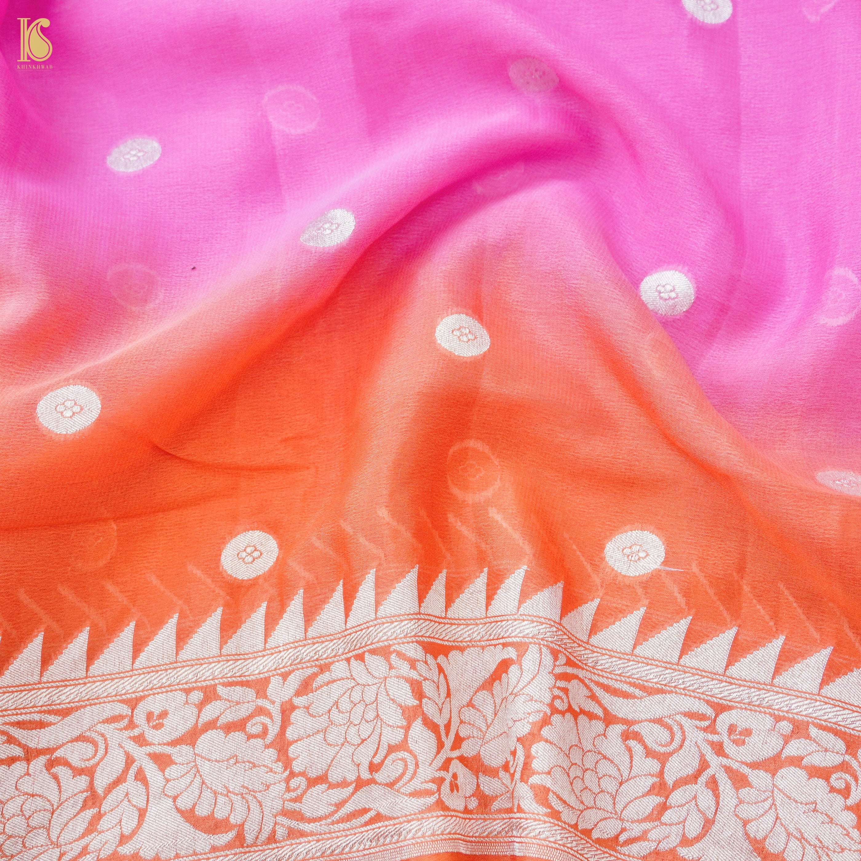 Banarasi Ashrafi Boota Georgette Saree