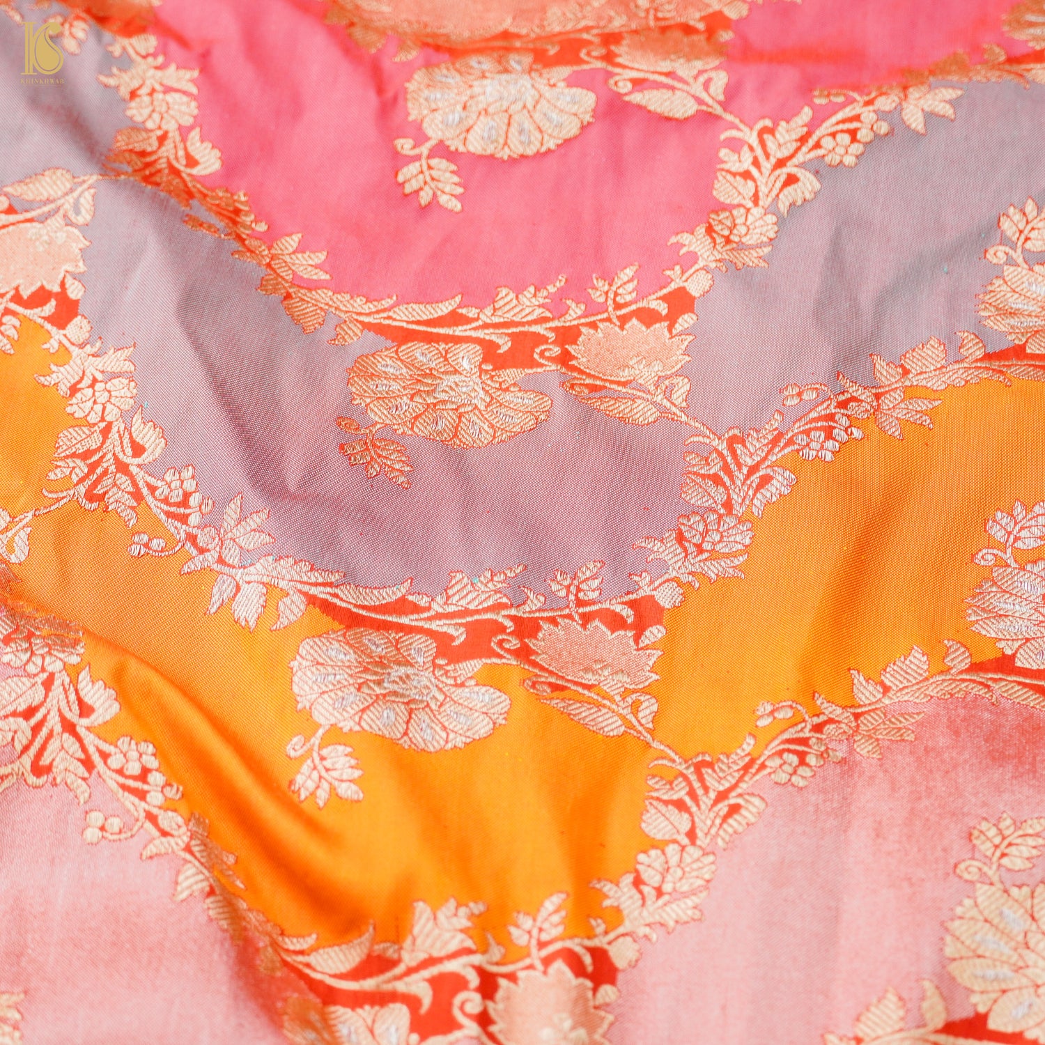 Handloom Banarasi Rangkat Silk Saree