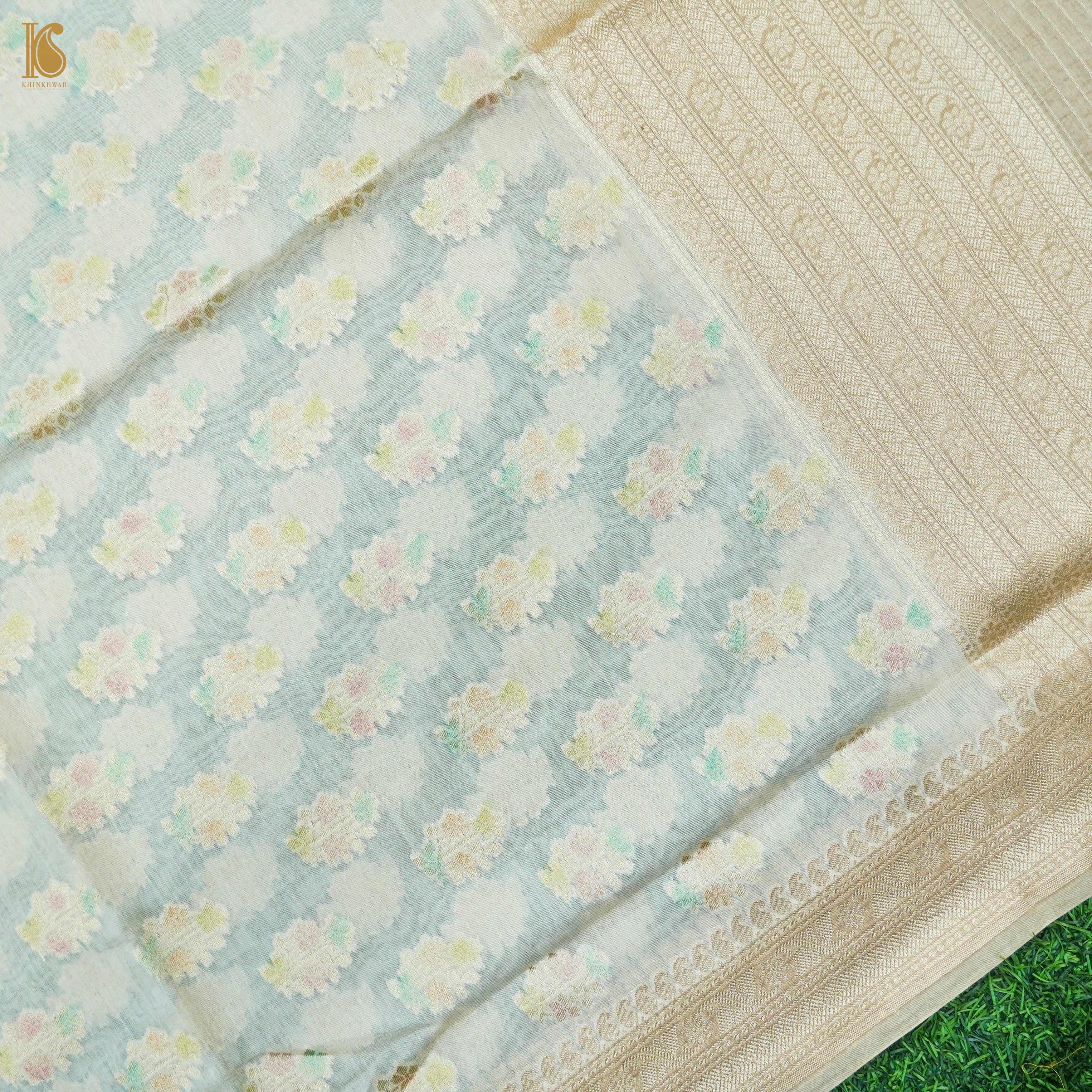 Pure Linen Banarasi Suit Set