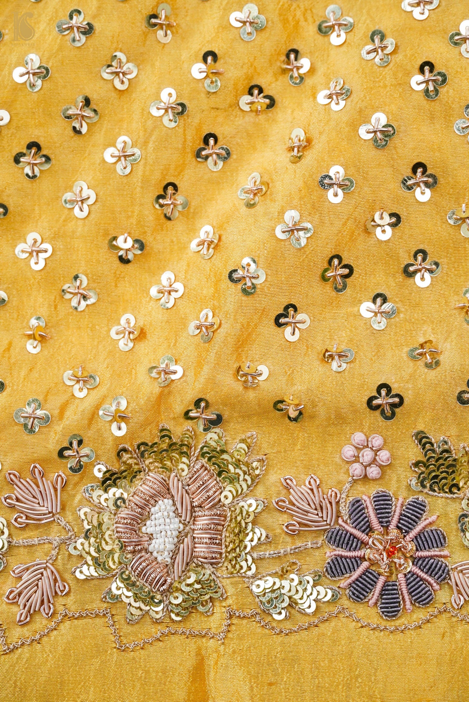 Handwoven Organza Silk Embroidery Saree