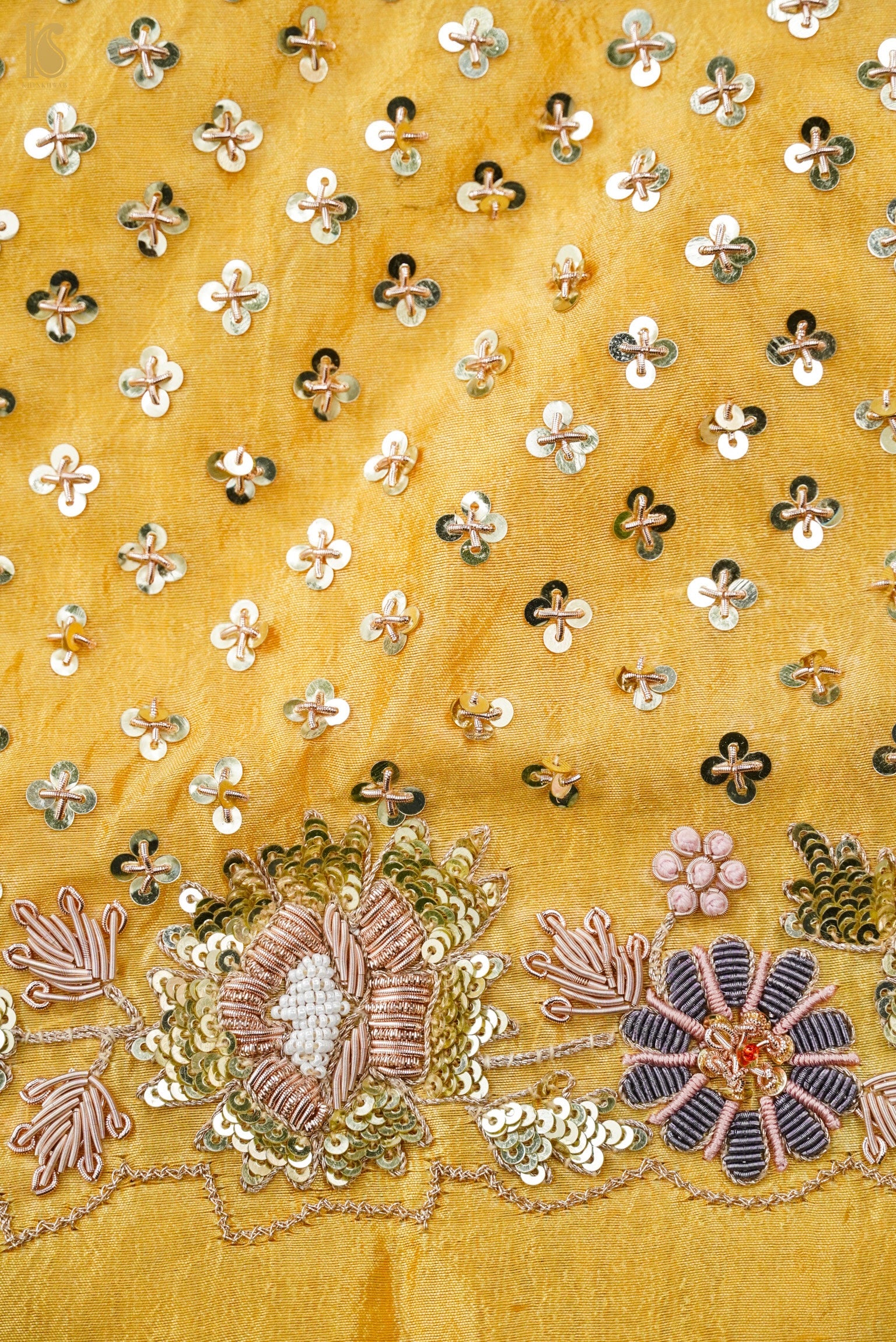 Handwoven Organza Silk Embroidery Saree