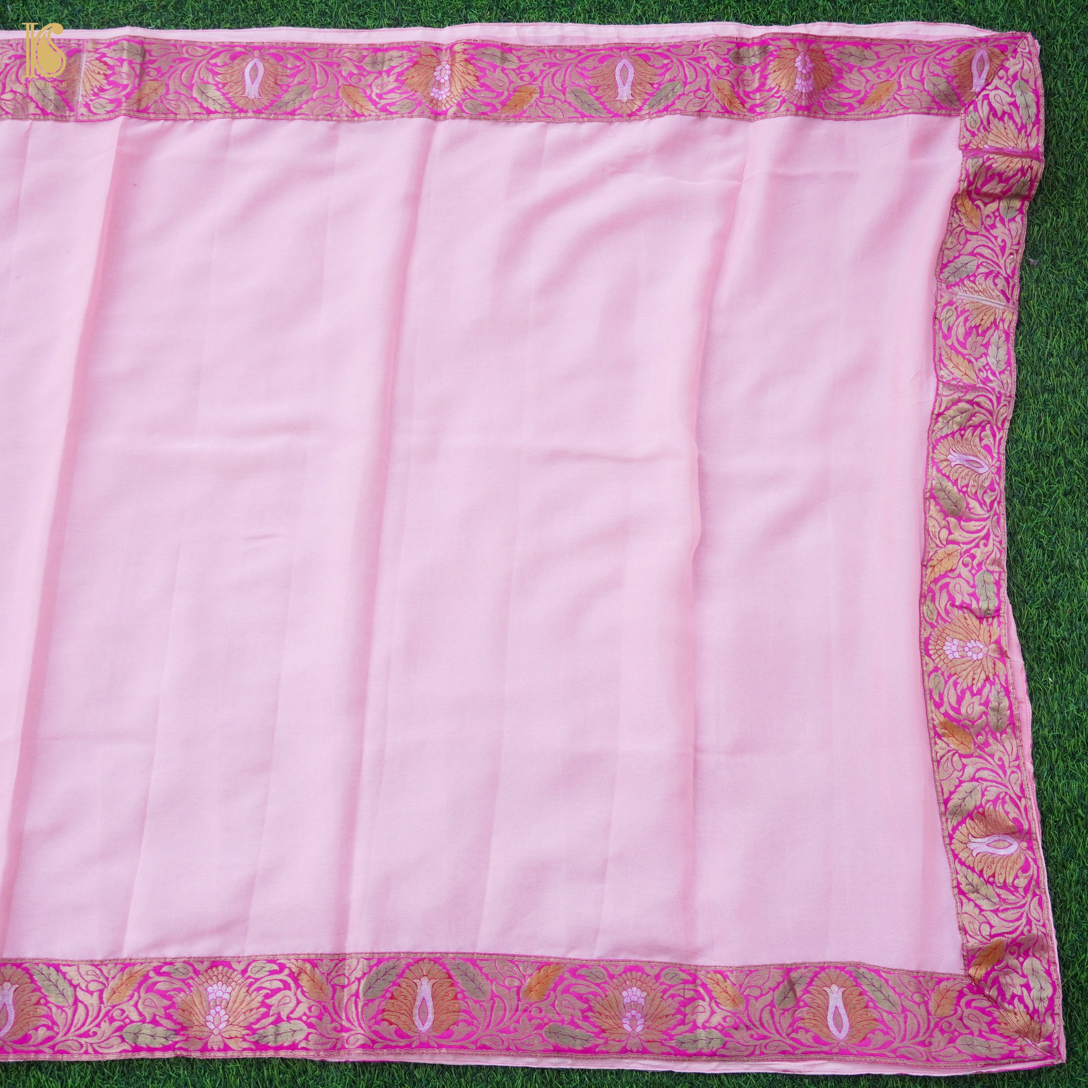 Georgette Kalidar Banarasi Lehenga