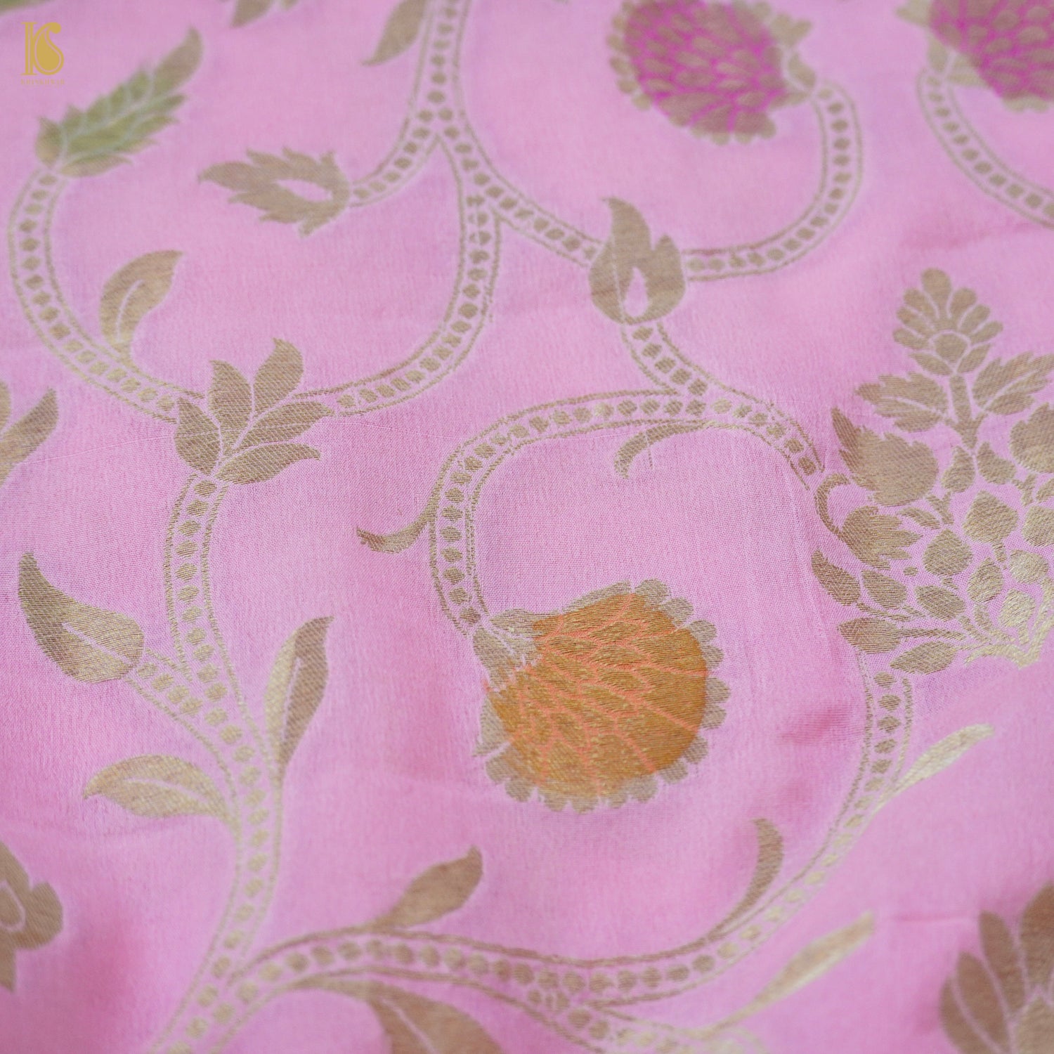 Georgette Kalidar Banarasi Lehenga