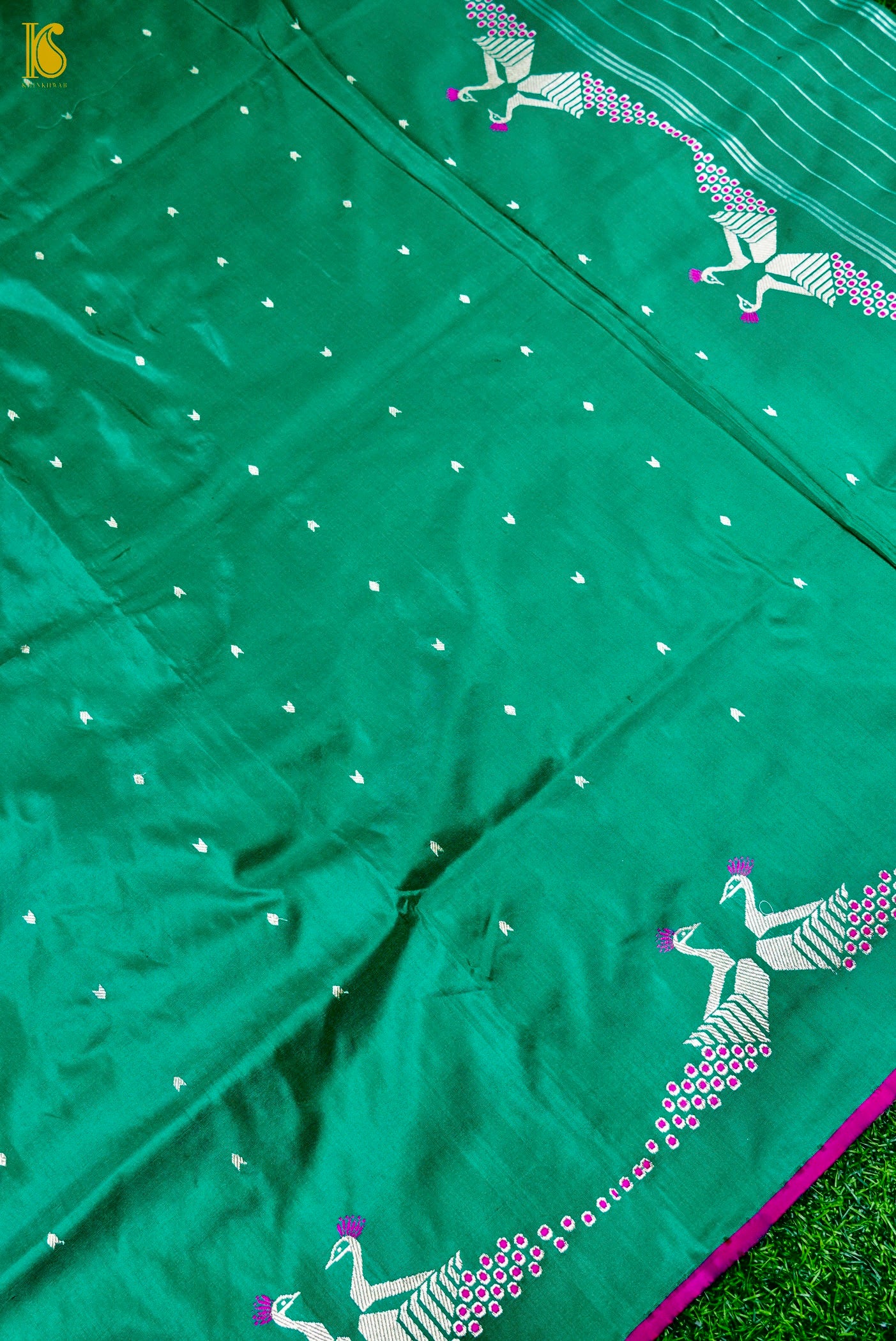 Banarasi Handloom Pure Katan Silk Kadwa Saree