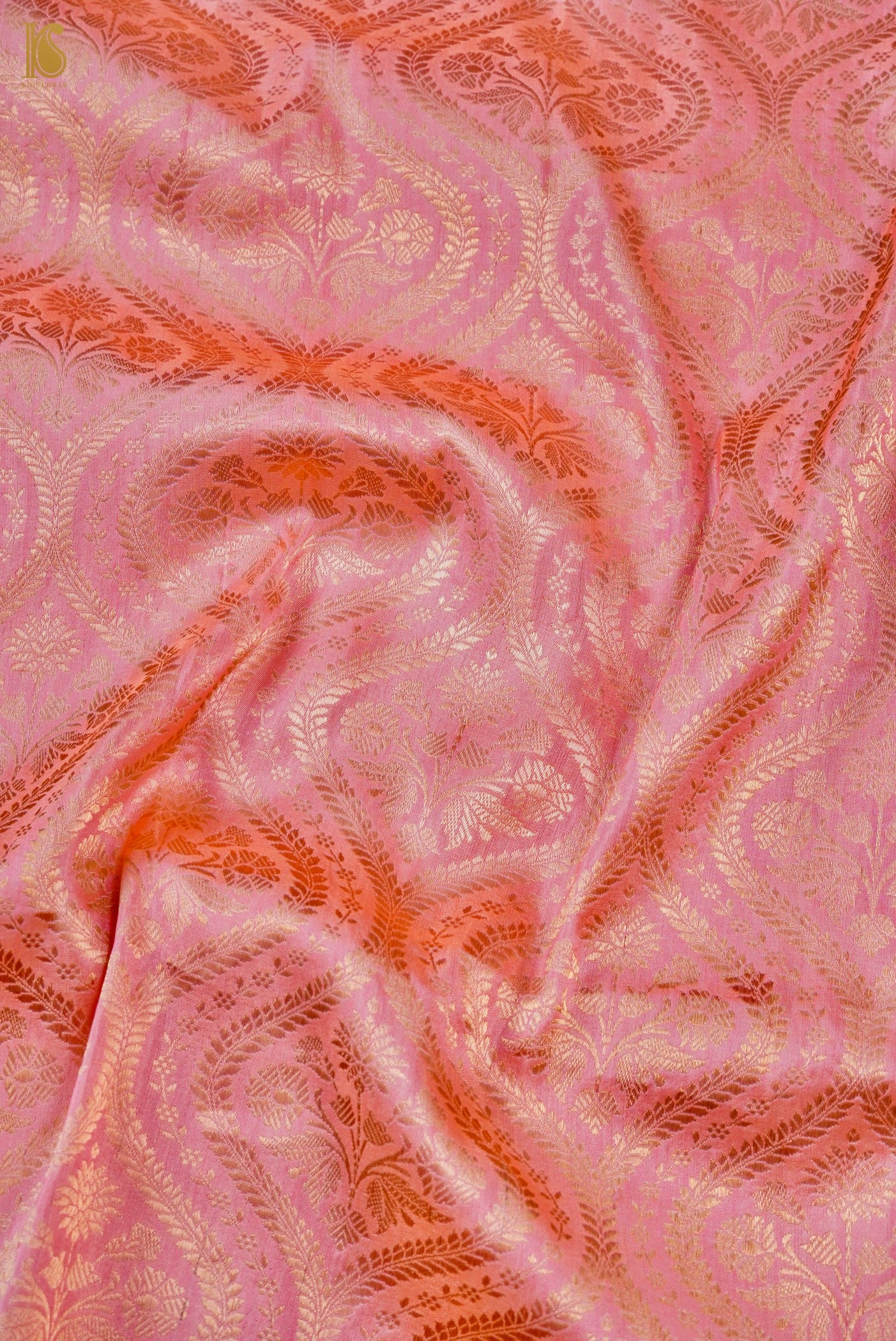Handloom Banarasi Katan Silk Zari Vasket Saree