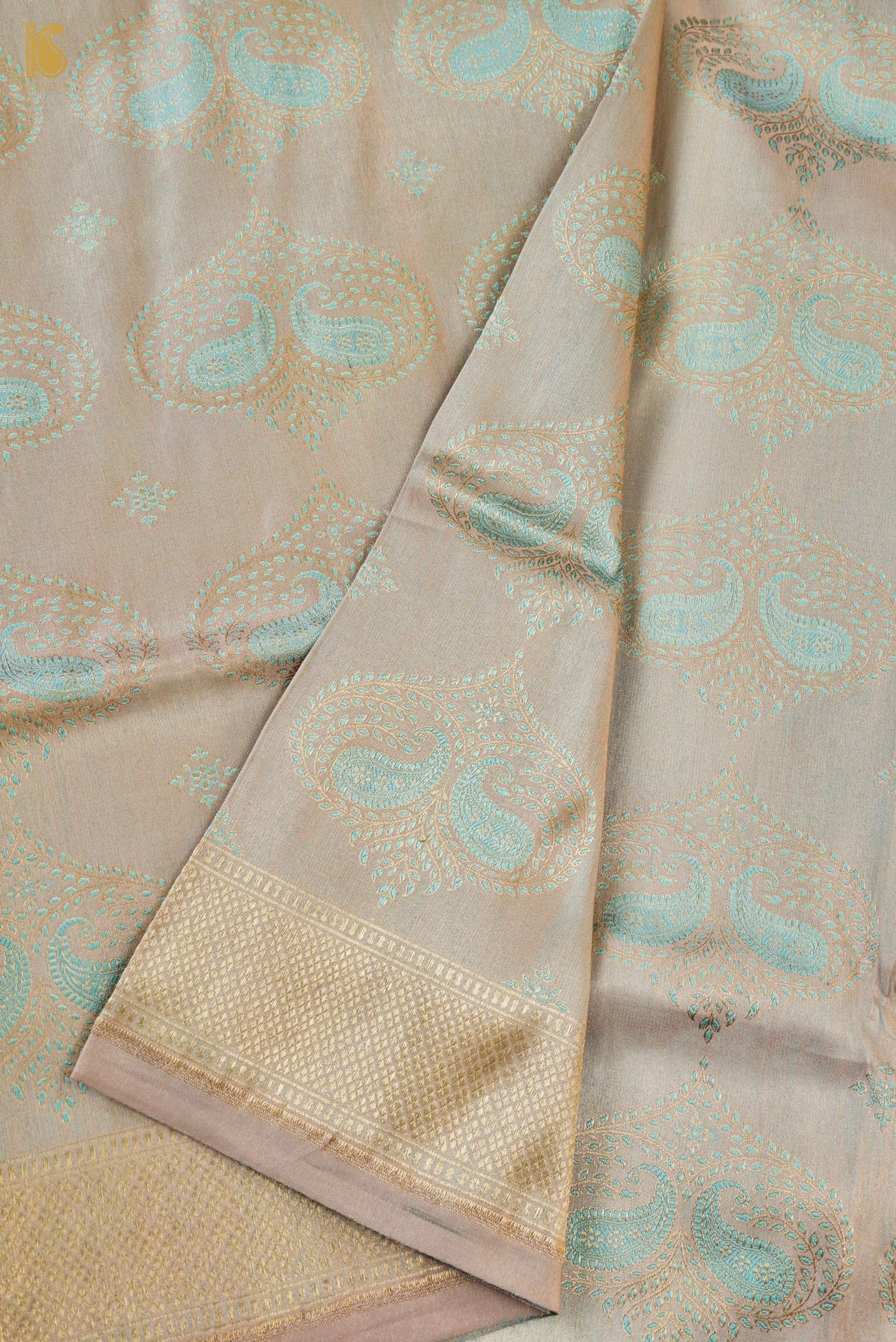 Handloom Banarasi Katan Silk Zari Vasket Saree