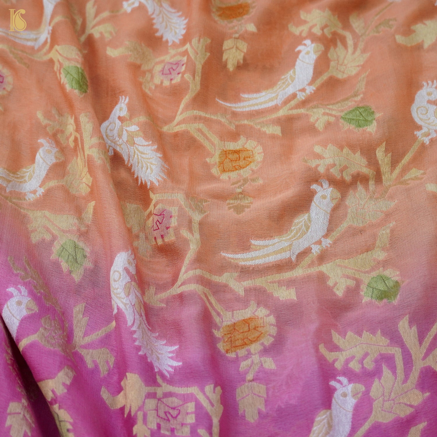 Banarasi Georgette Birds Dupatta