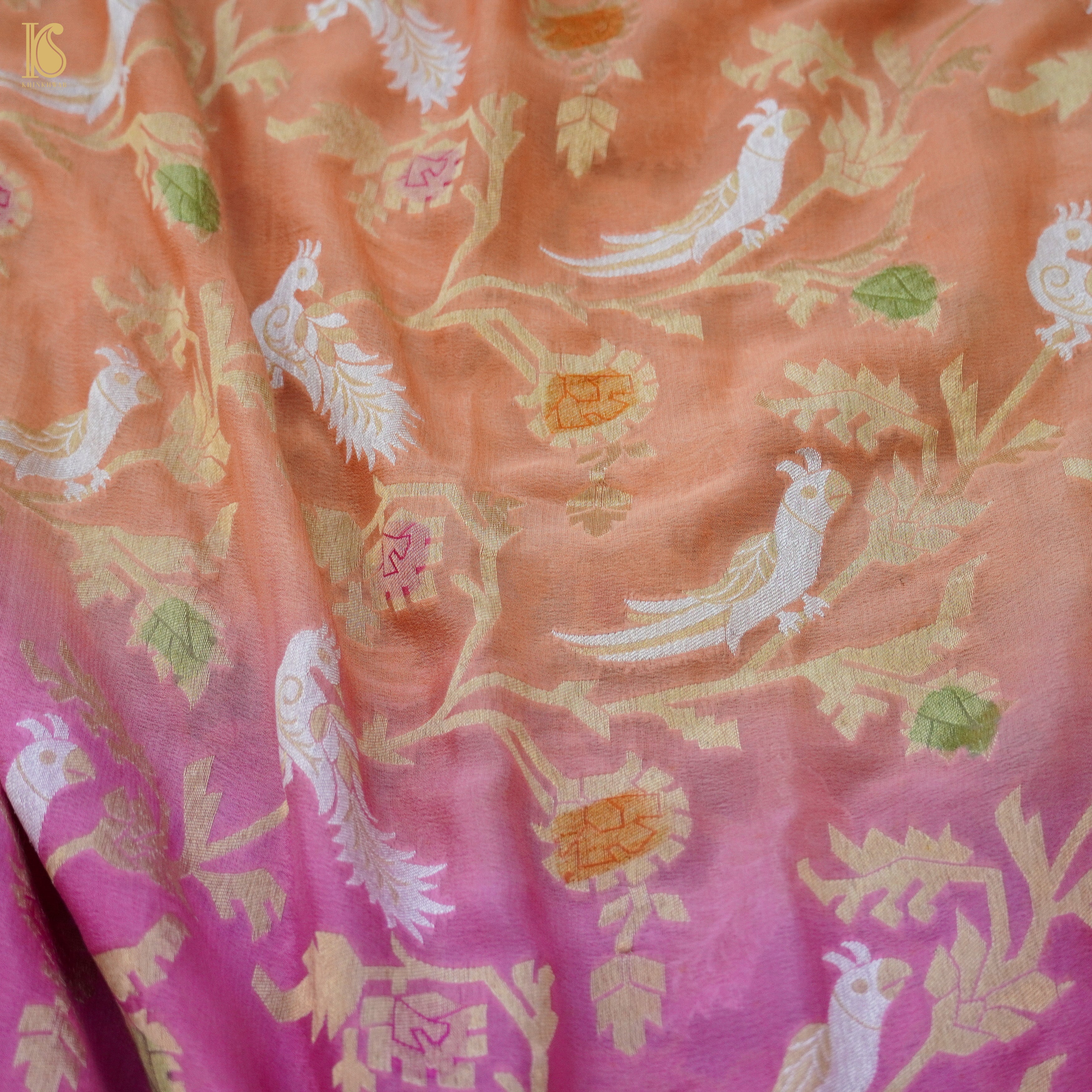 Banarasi Georgette Birds Dupatta