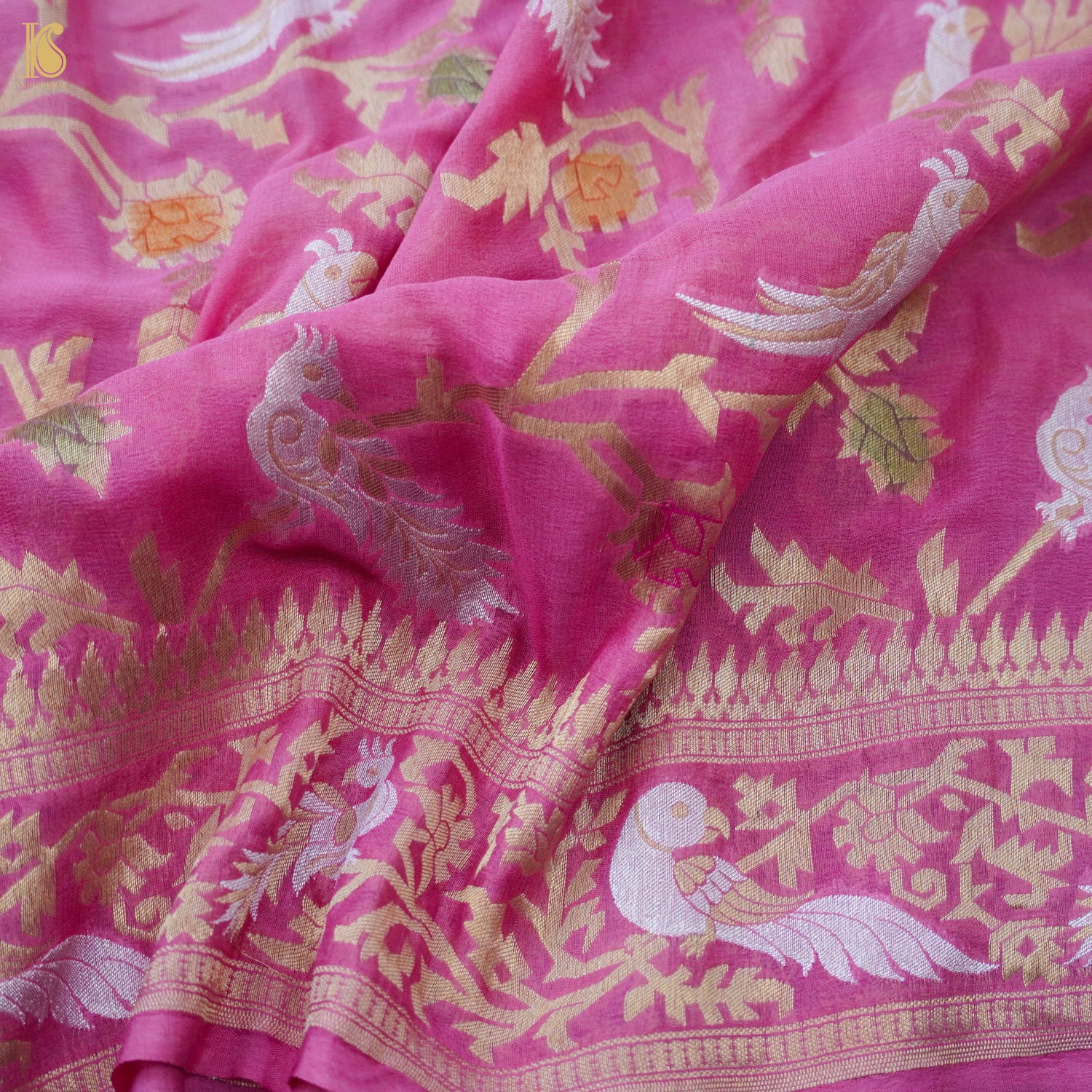 Banarasi Georgette Birds Dupatta
