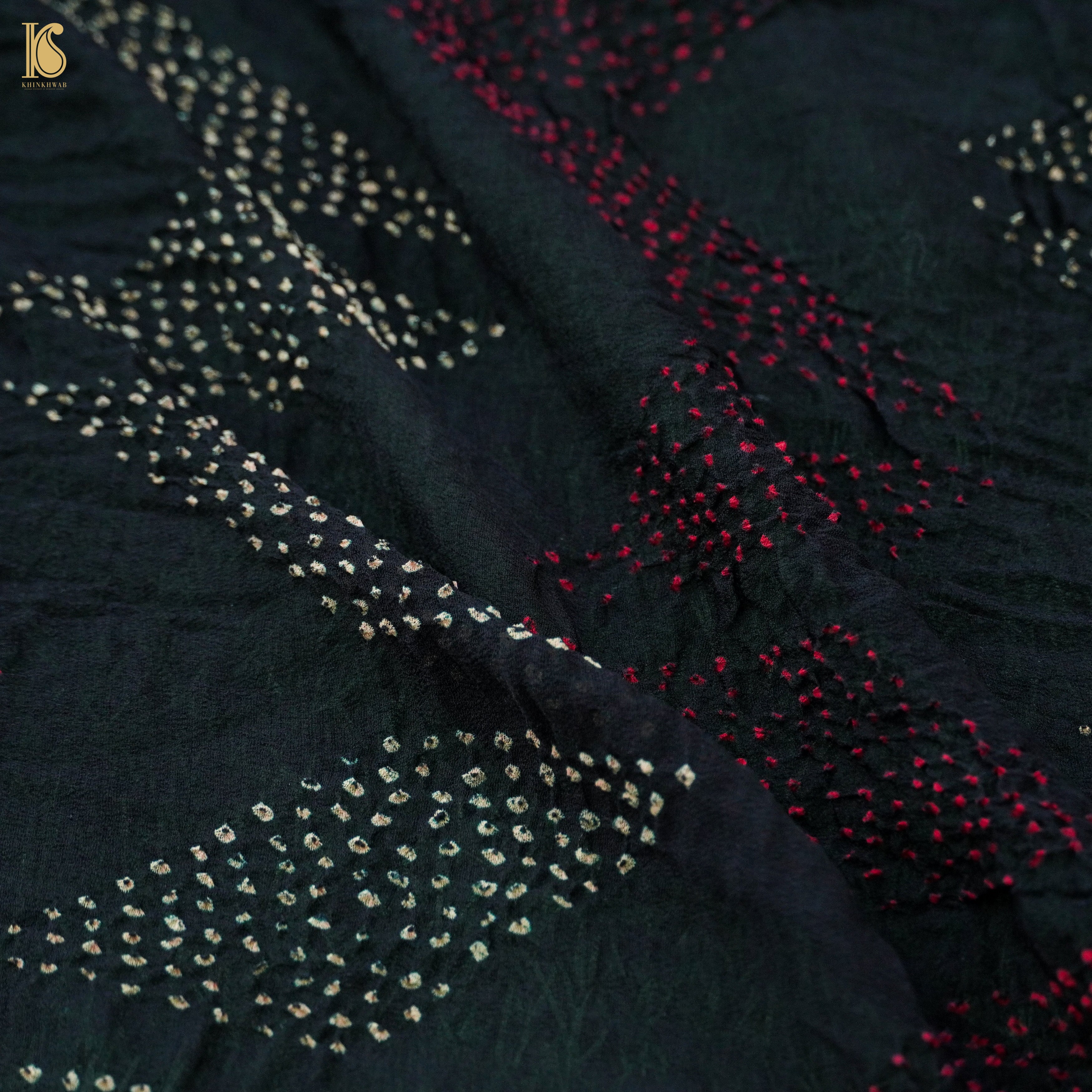 Banarasi Georgette Bandhani Saree