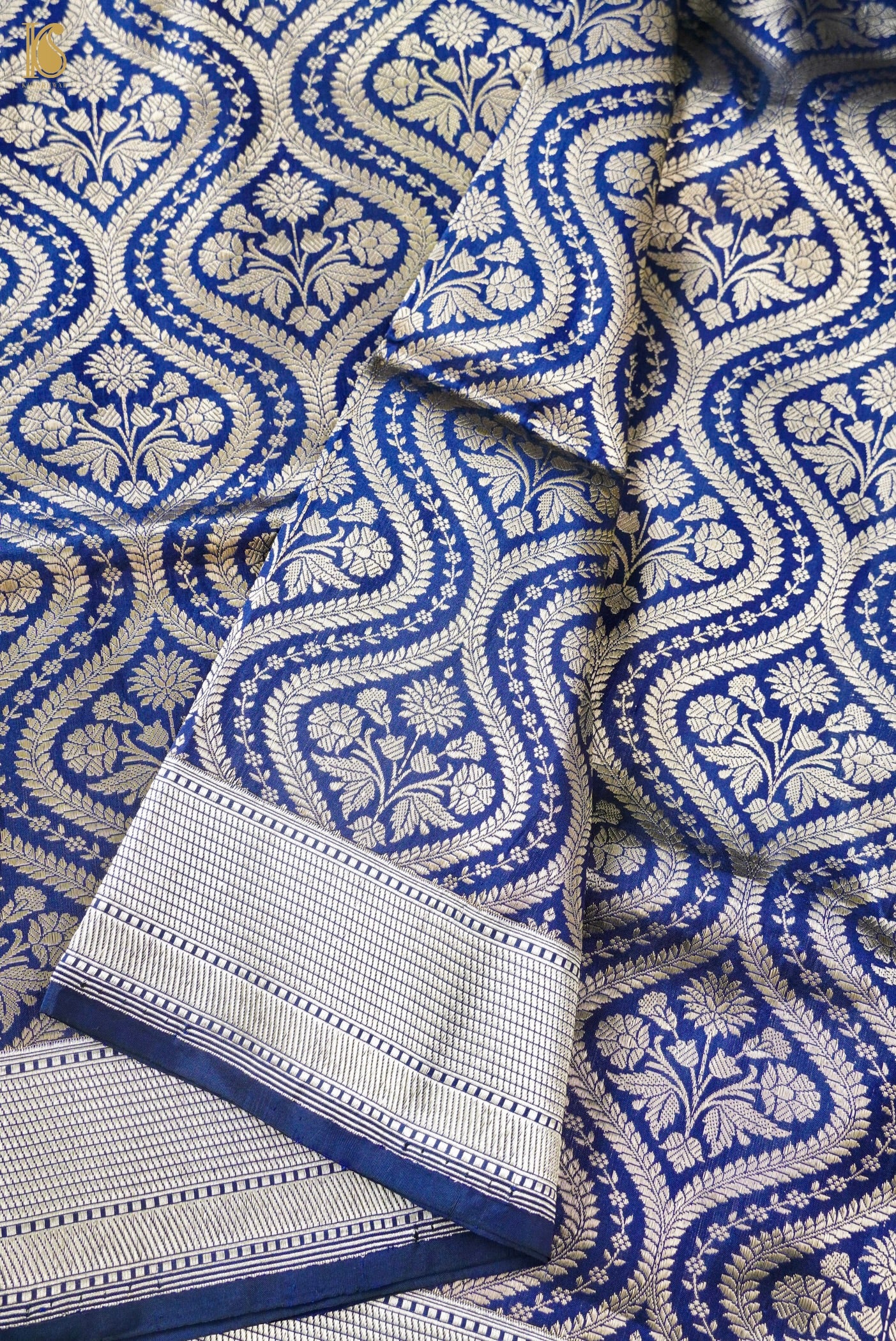 Handloom Banarasi Katan Silk Zari Vasket Saree